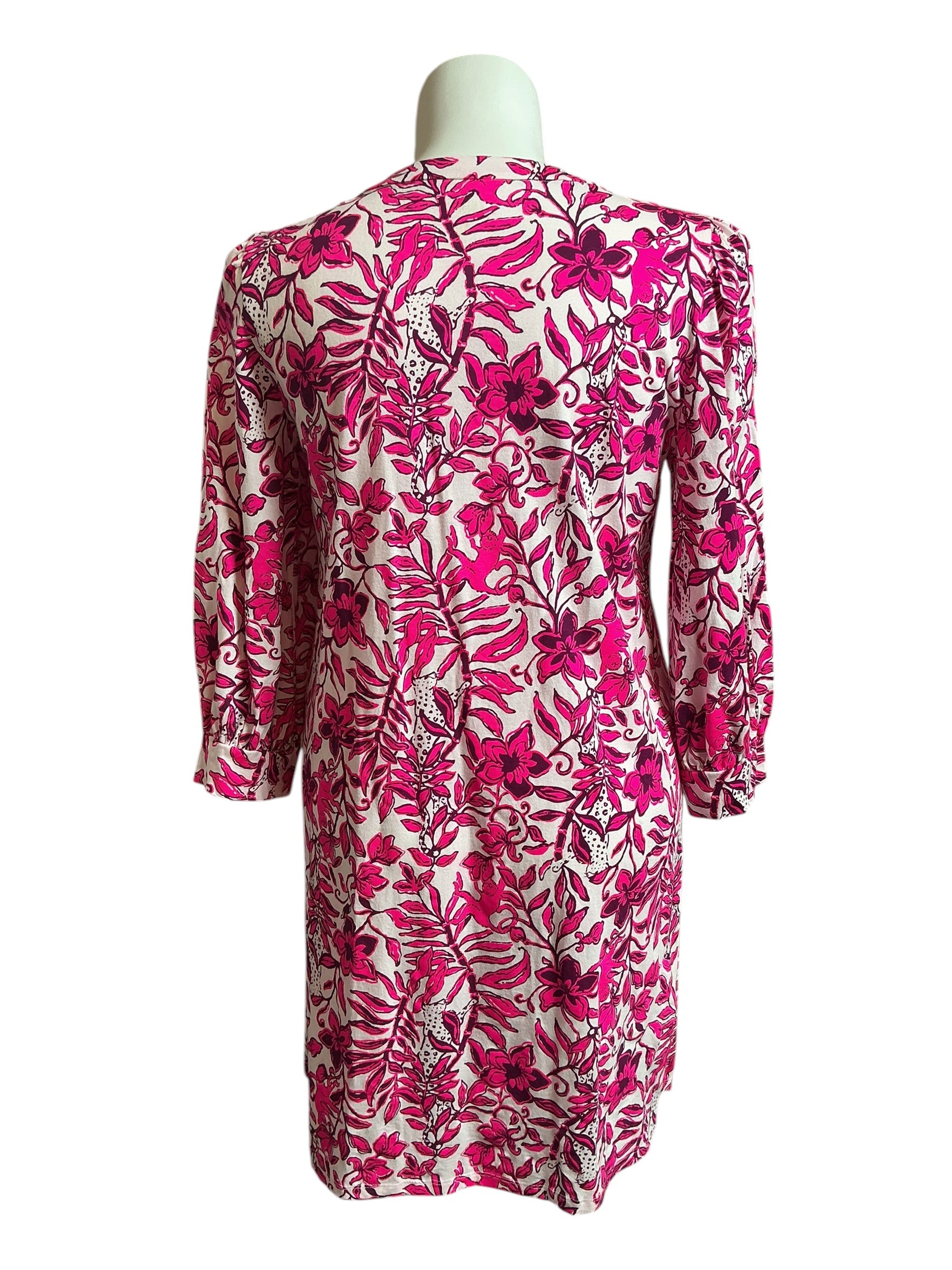 Lilly Pulitzer Cass Dress Elderflower Blossom Lil Escape Plan - Size XL