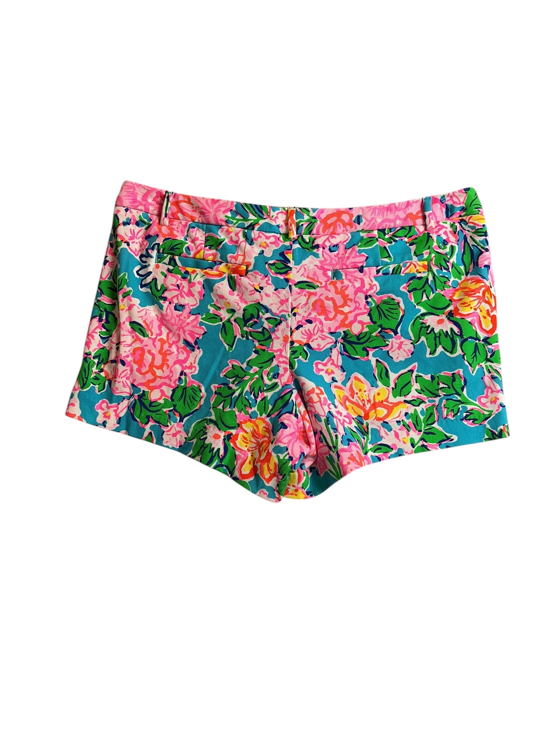 Lilly Pulitzer Callahan Knit Short - Multi Rose To The Occasion - Size 14