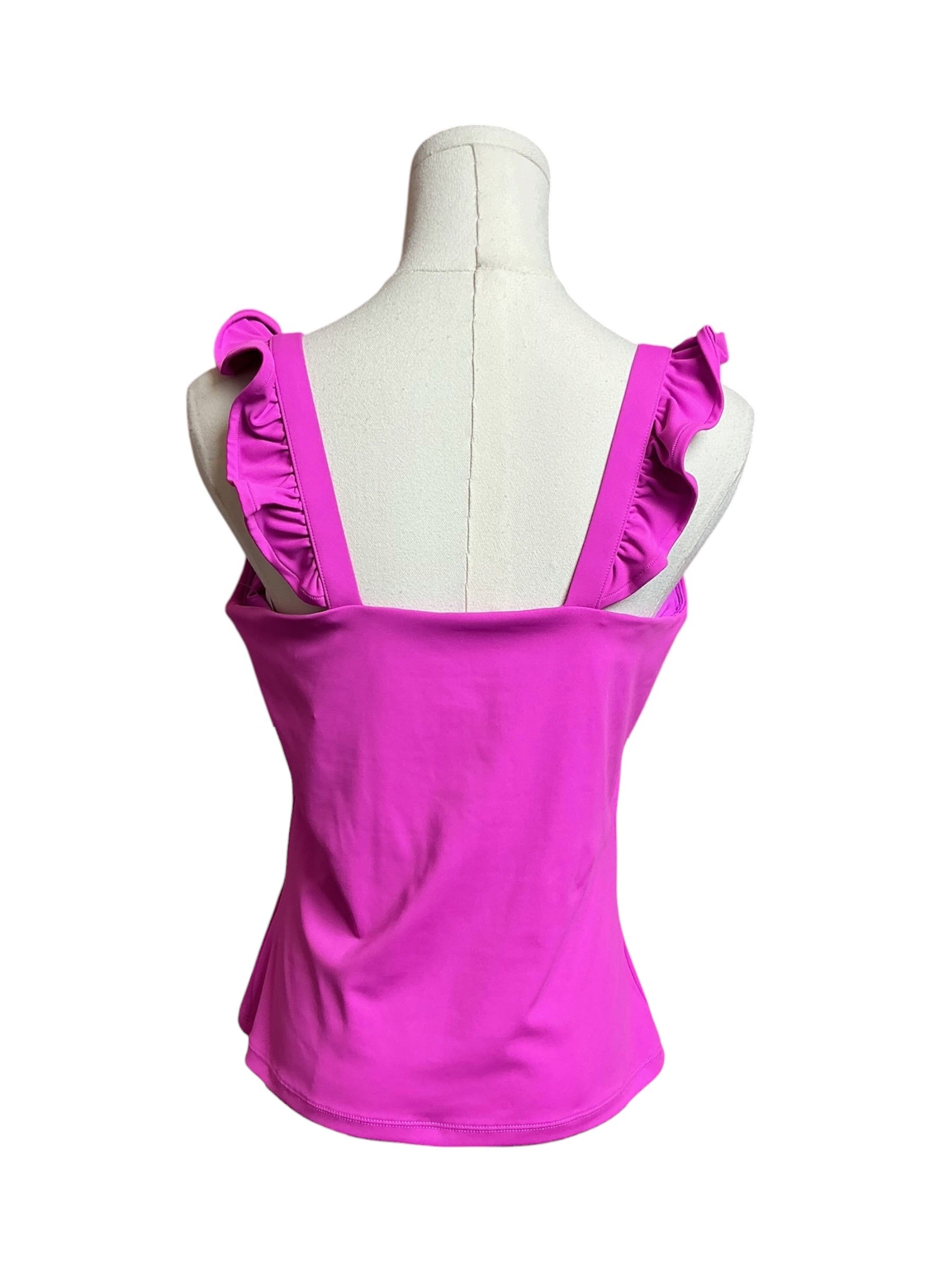 Lilly Pulitzer NWT Maribo Bra Tank UPF 50+ Wild Fuchsia- Size M