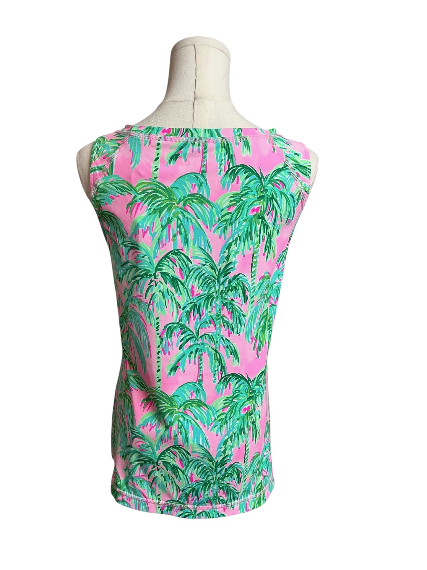 Lilly Pulitzer NWT Renay Tank UPF 50+ Pink Blossom Suite Views - Size S