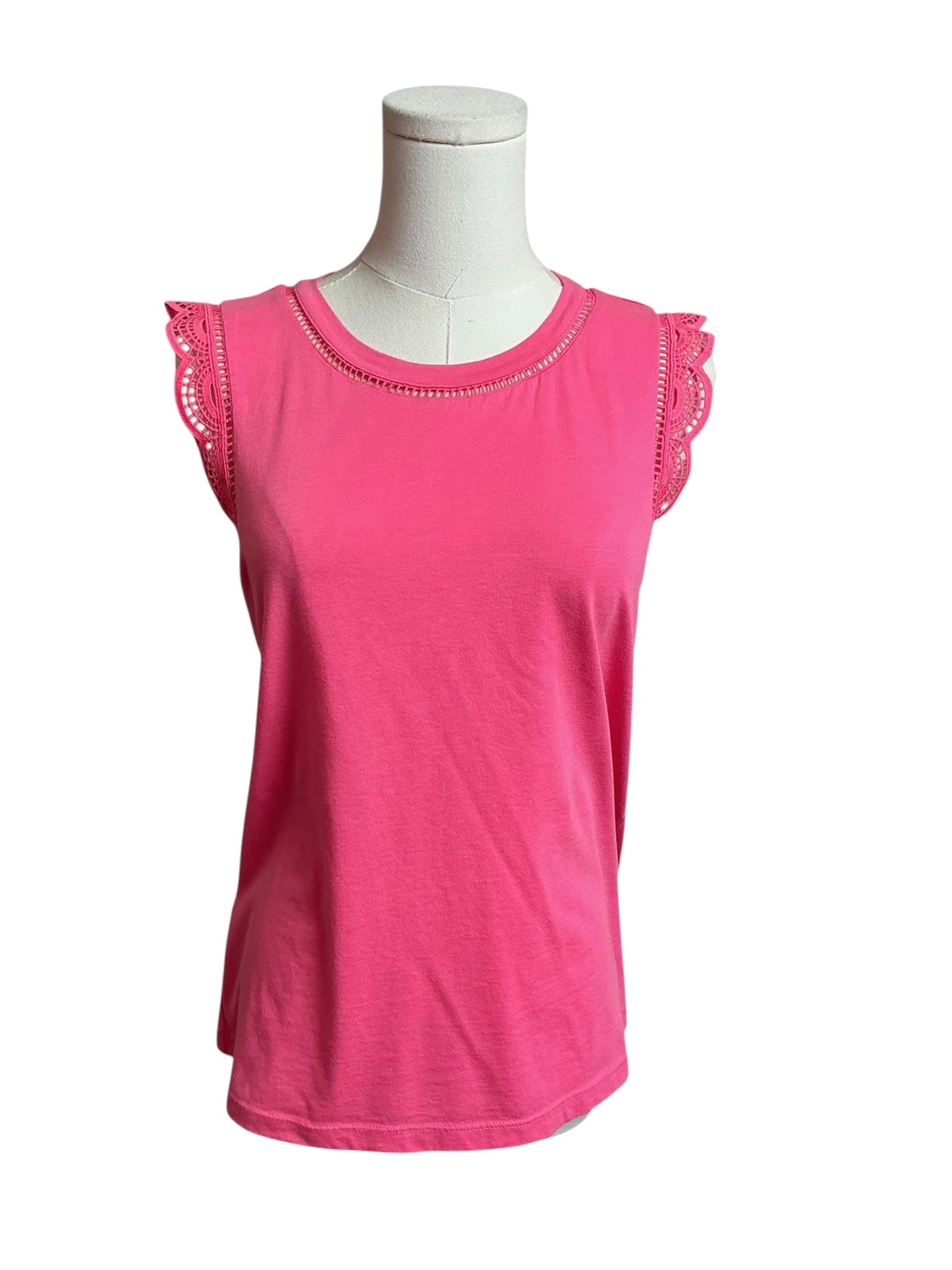 Lilly Pulitzer Agee Top Karmic Coral - Size S