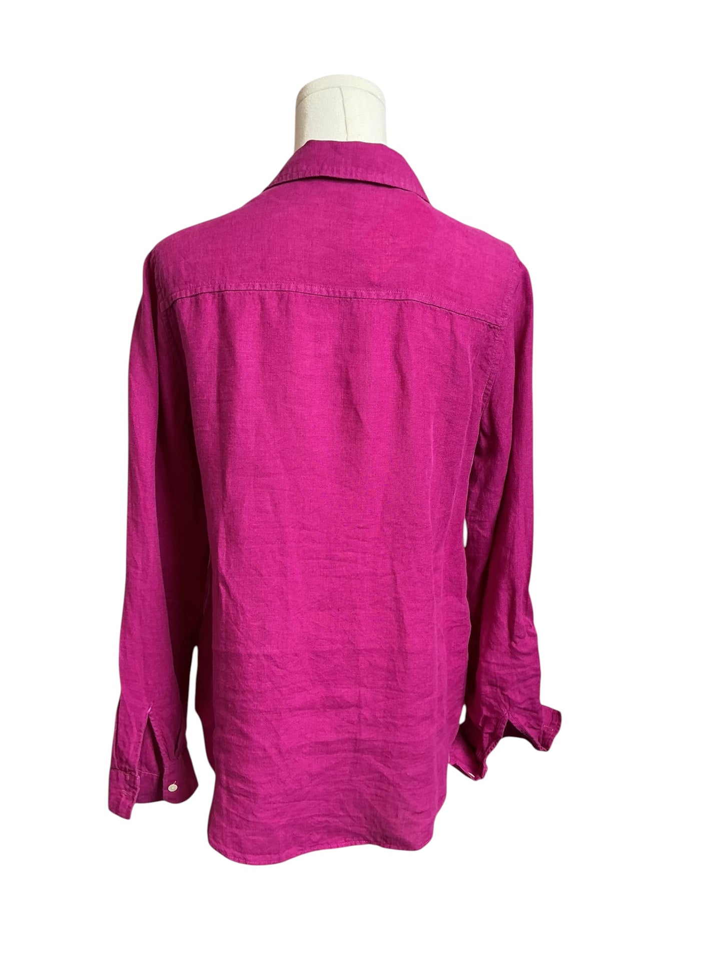 Lilly Pulitzer Sea View Button Down Shirt Mulberry - Size S