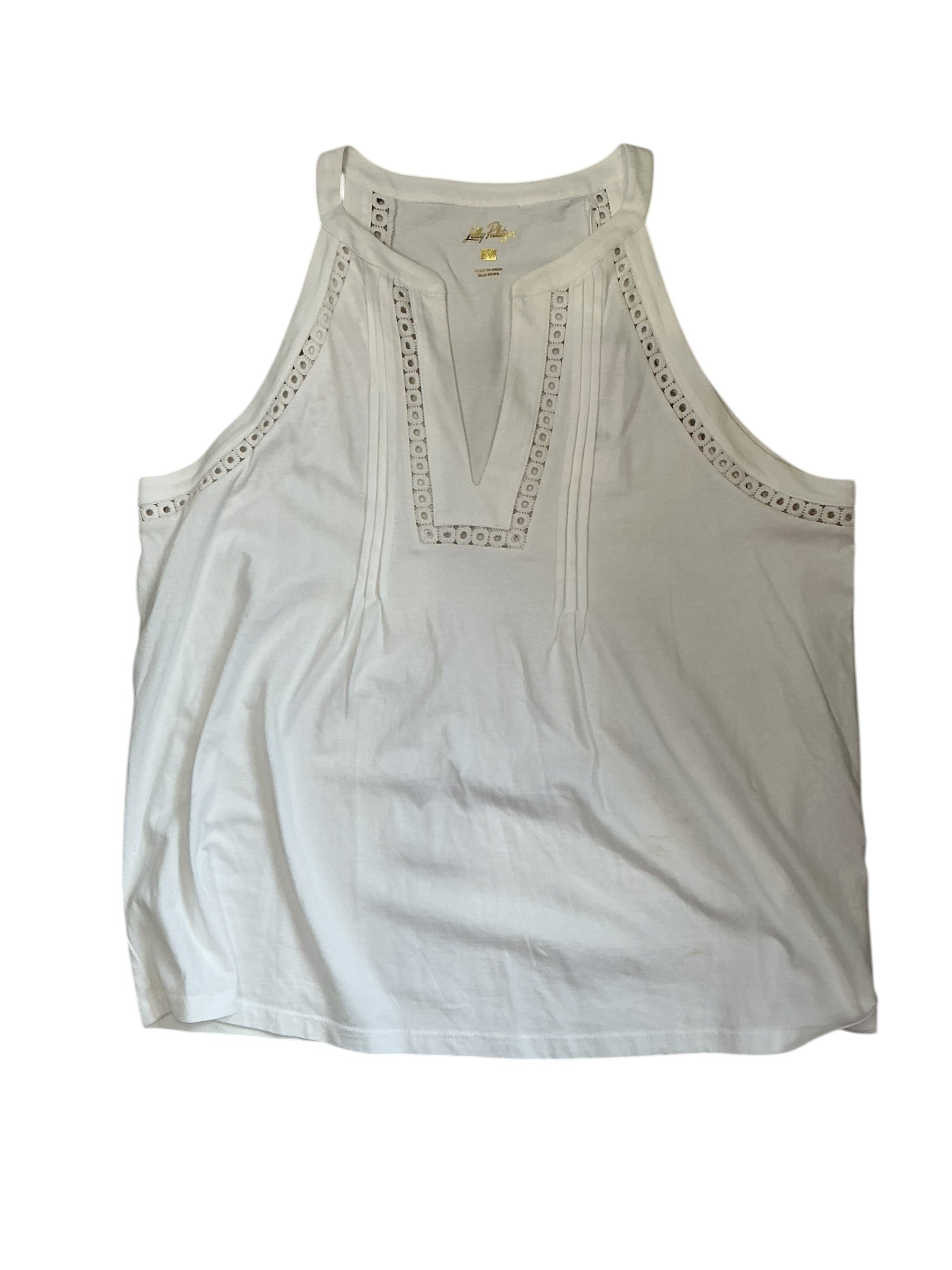 Lilly Pulitzer NWT Issac Knit Top - Resort White - Size XL