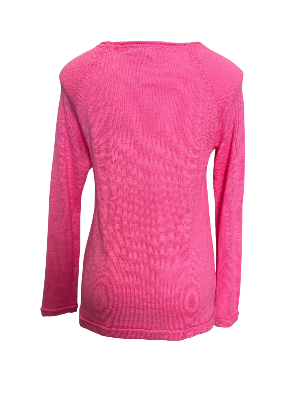 Lilly Pulitzer Pippy Sweater Heathered Conch Shell Pink True Love Boucle - Size S