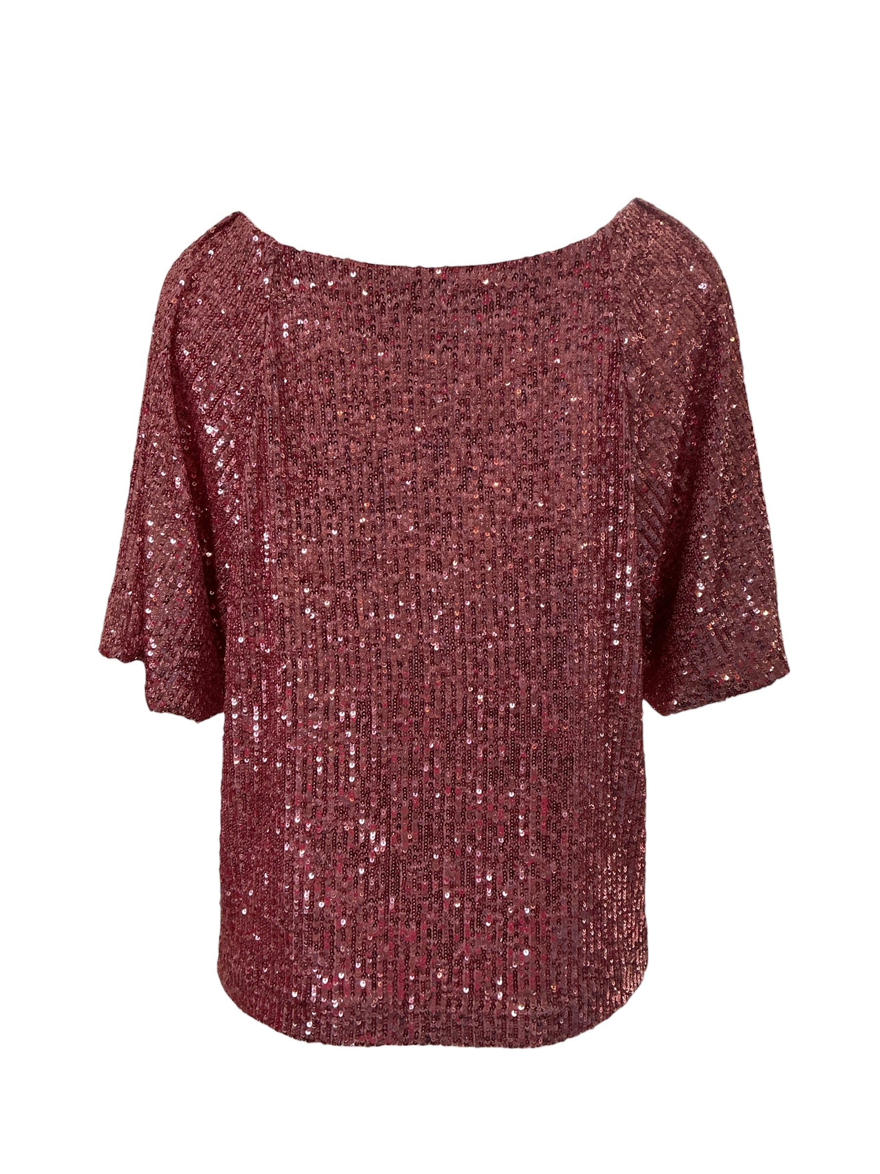 Lilly Pulitzer Cressida Sequin Knit Top - Conch Shell Pink - Size S