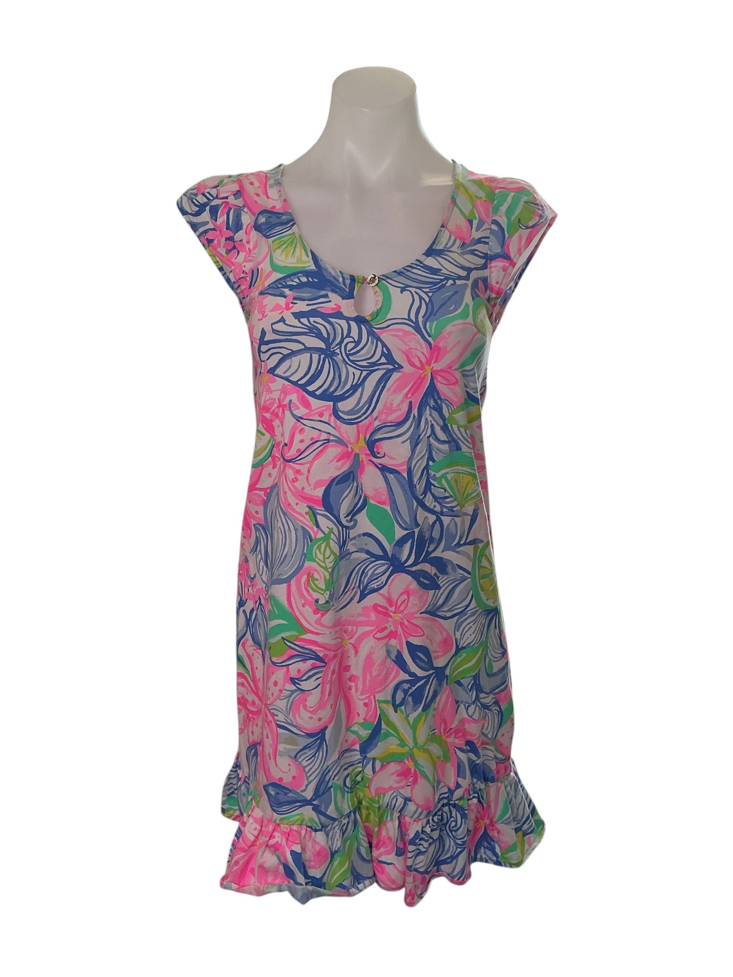 Lilly Pulitzer Rejina Dress - Multi Havana Cocktail - Size XXS