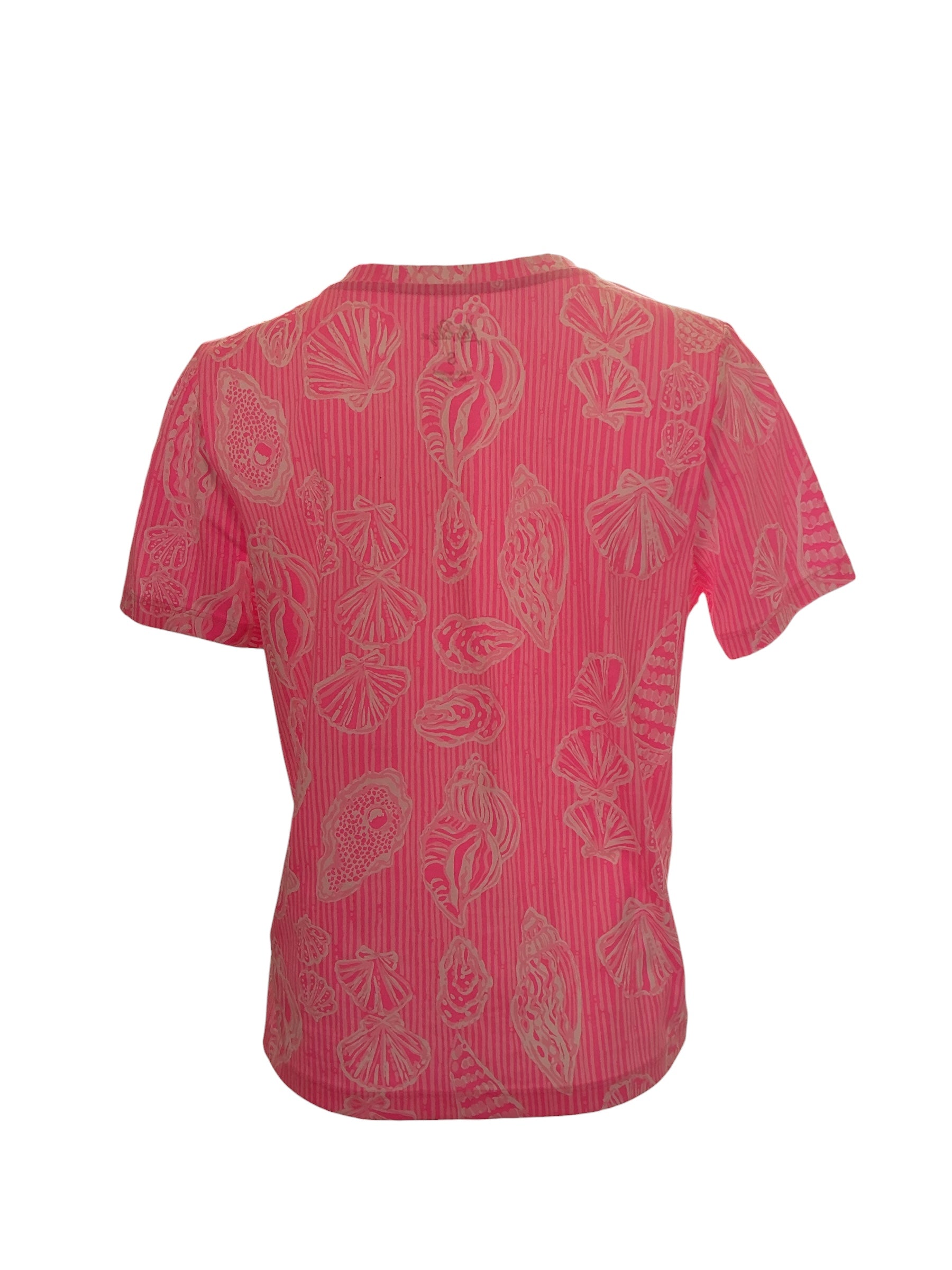Lilly Pulitzer NWT Barreto Knit Top - Rousseau Pink Cool As Shell - Size S