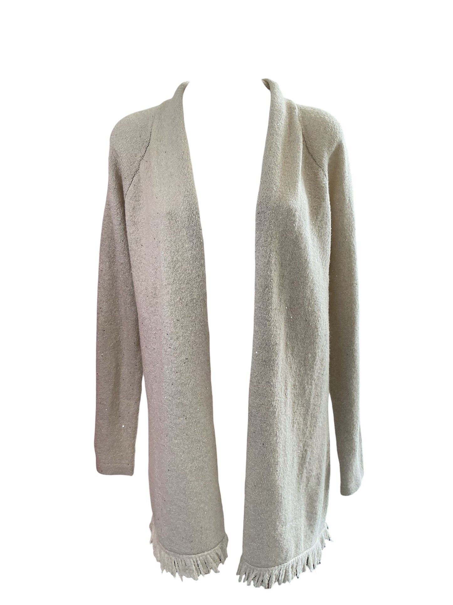 Lilly Pulitzer Tatum Sequin Cardigan - Coconut Meta - Size M