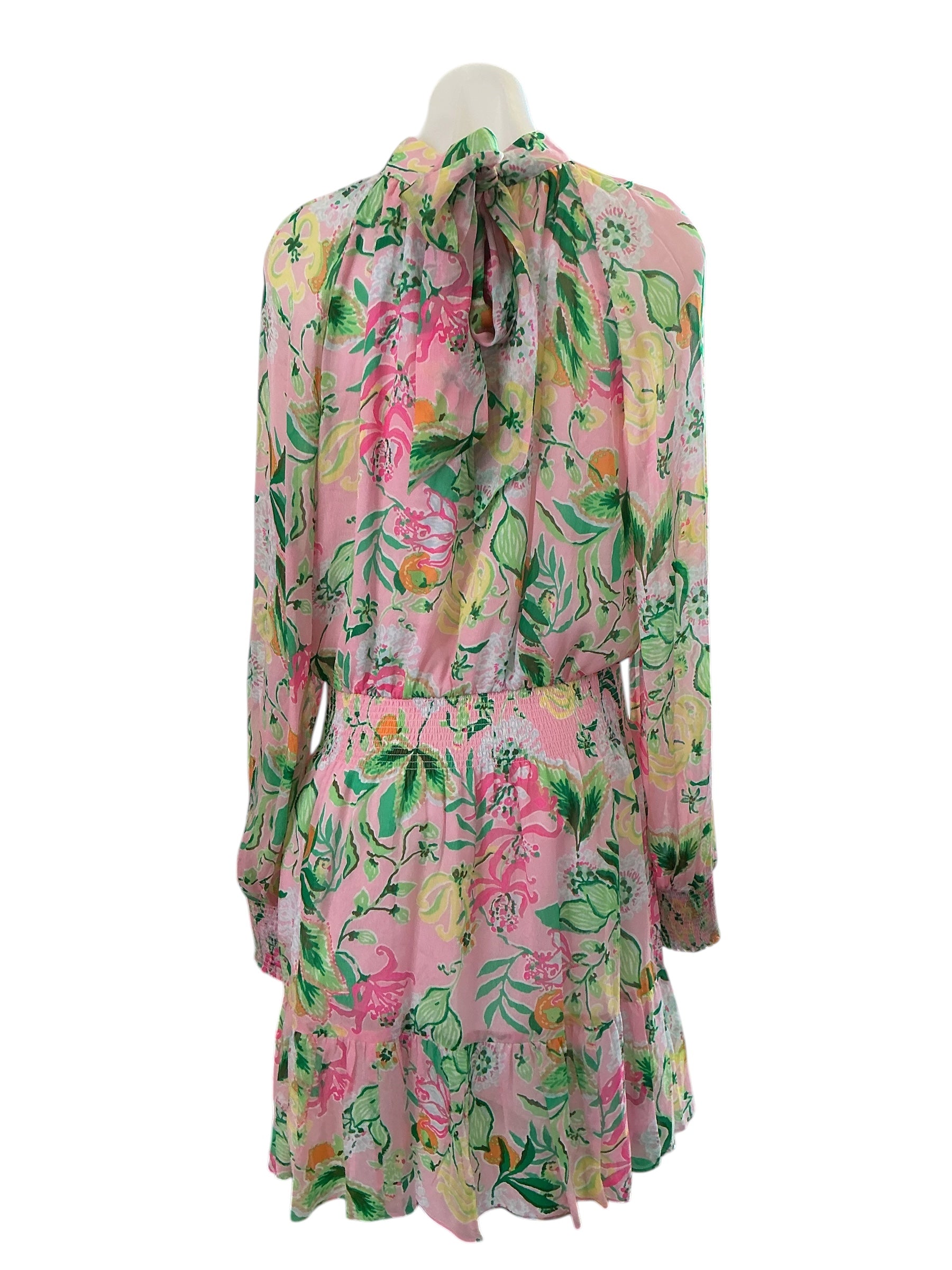Lilly Pulitzer NWT Ellielynn Long Sleeve Dress - Multi Via Amore Spritzer - Size 10