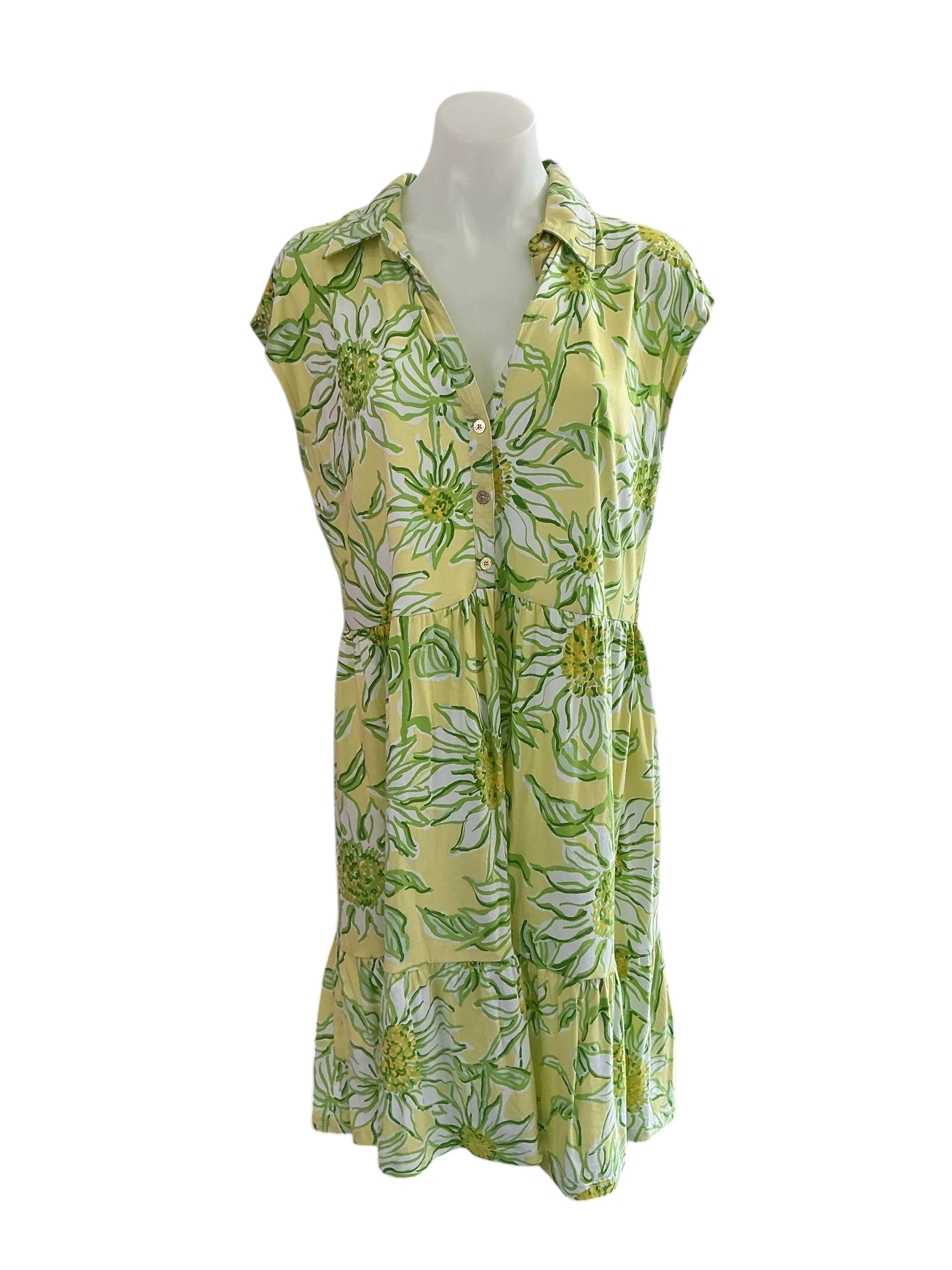Lilly Pulitzer Arley Dress - Limoncello Sunbelievable - Size M