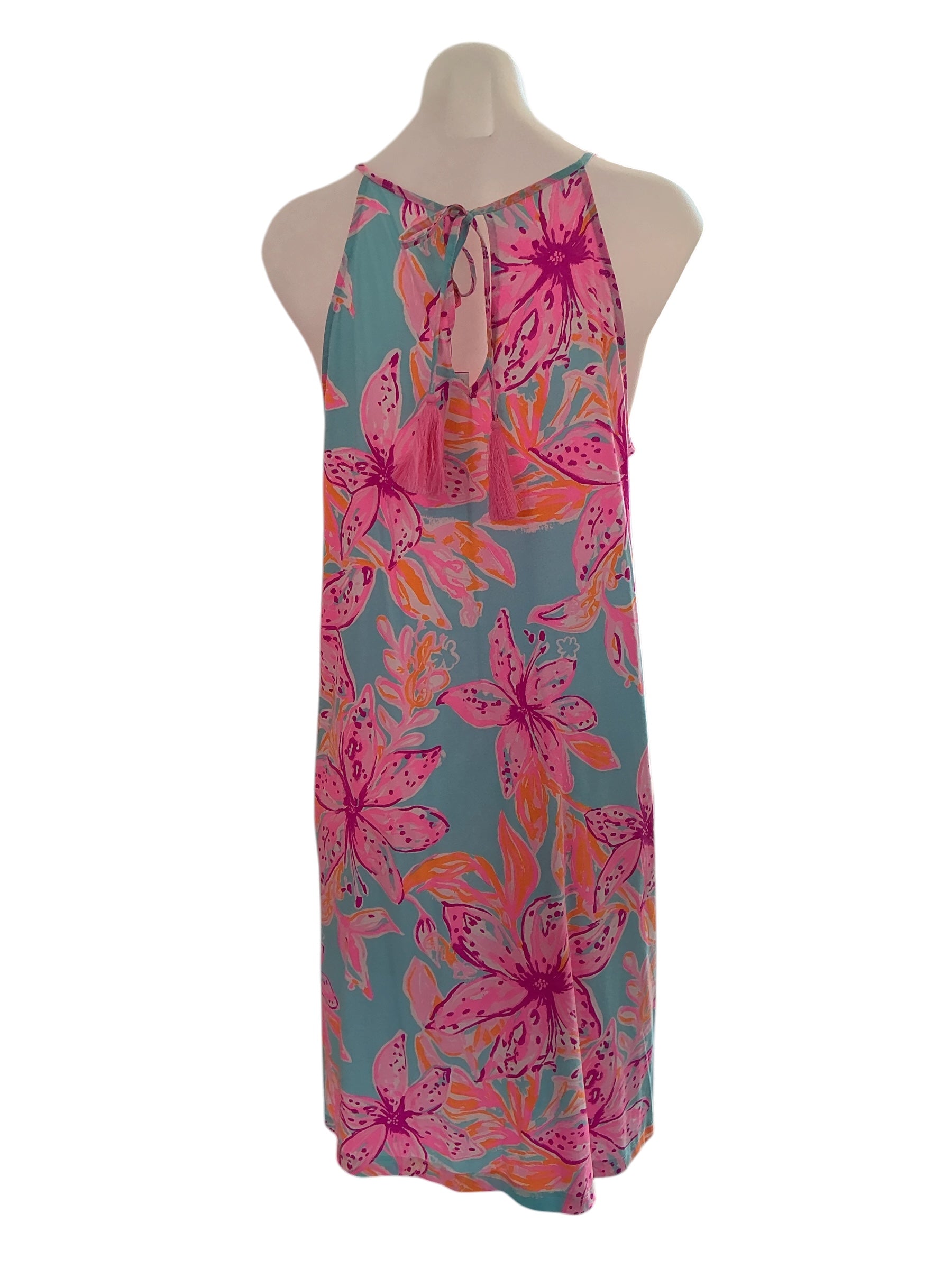 Lilly Pulitzer NWT Margot Dress - Surf Blue Bonita Blooms - Size M