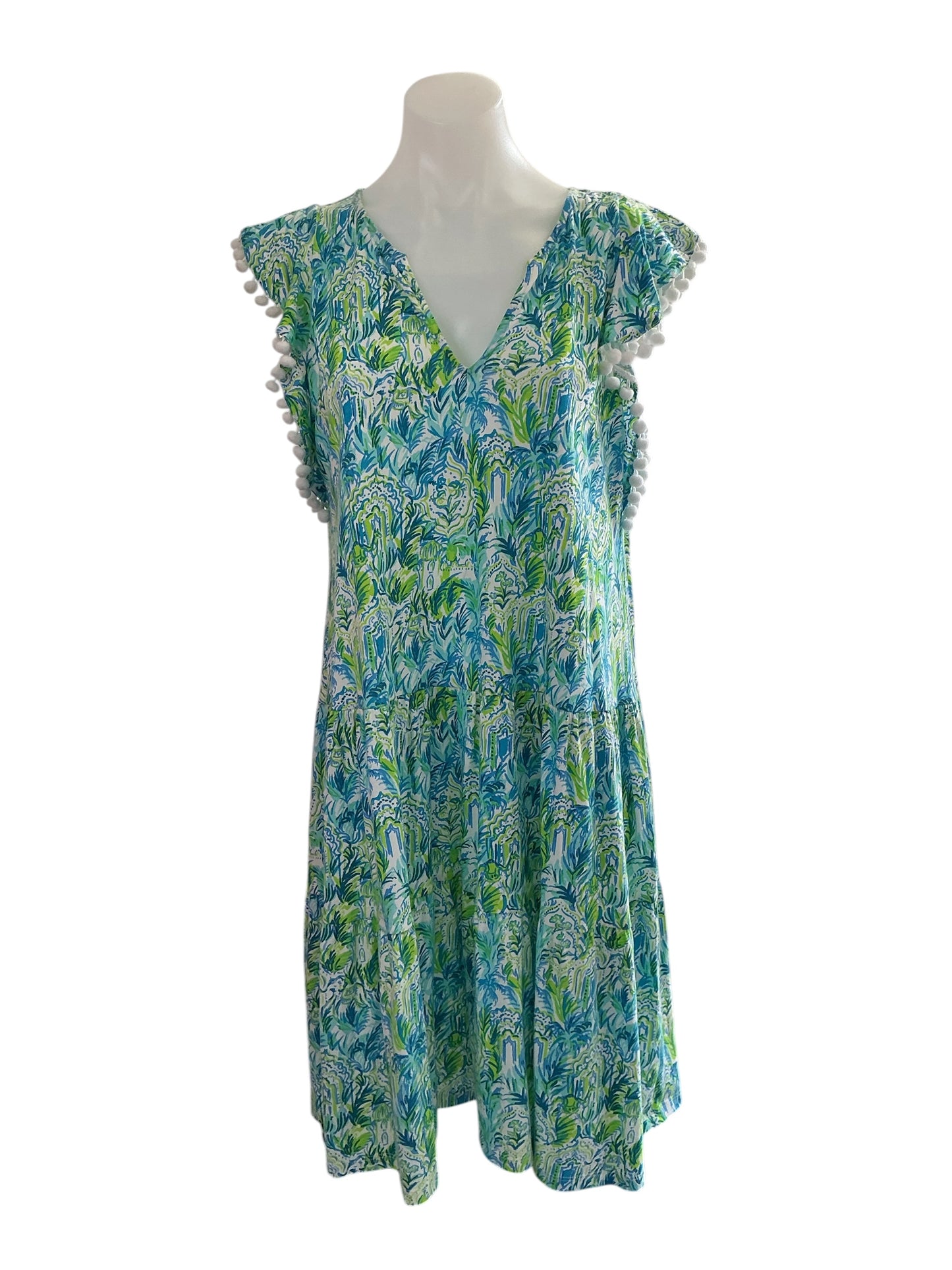 Lilly Pulitzer Lacie Dress - Resort White Out To Play - Size M