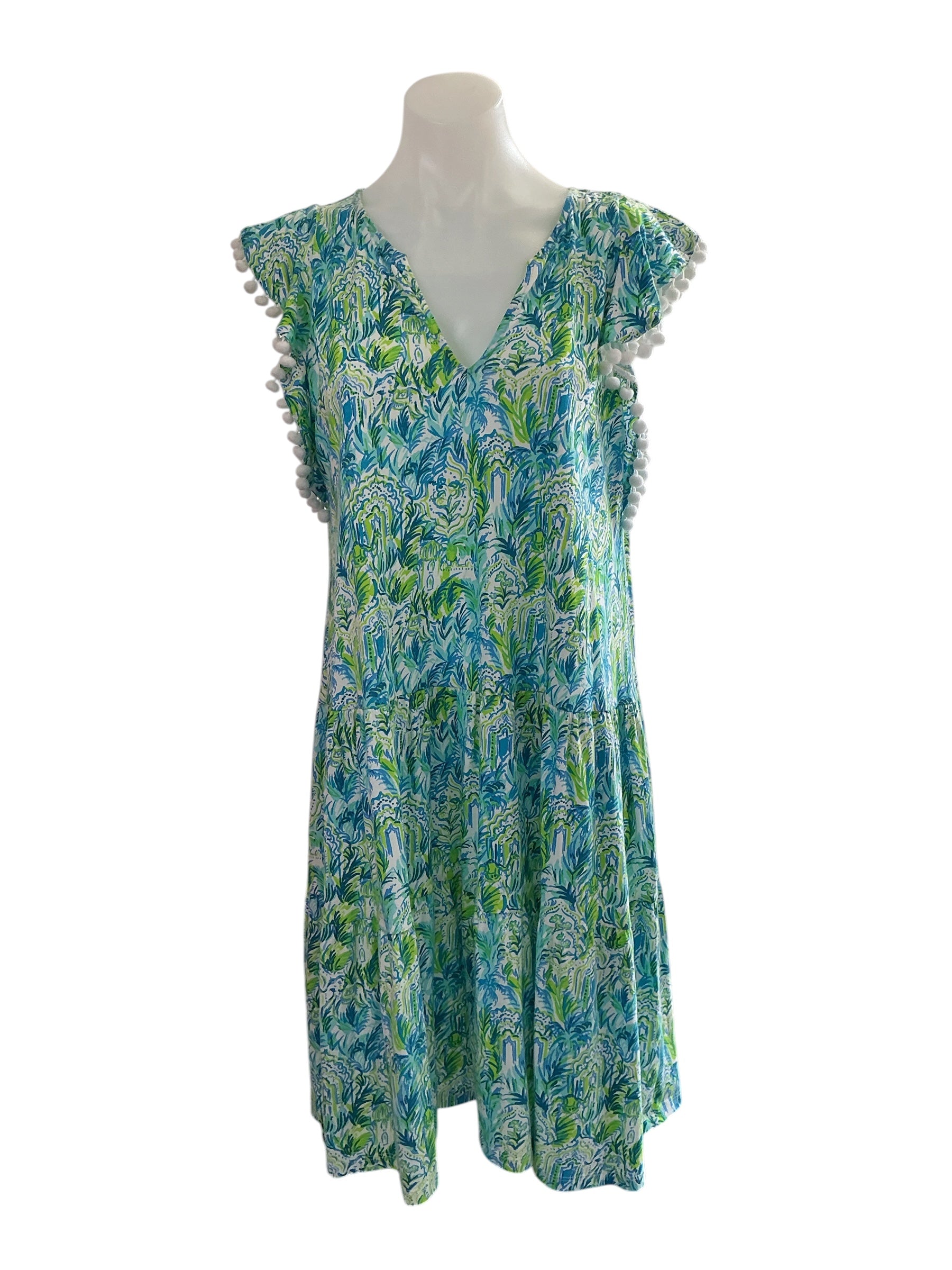 Lilly Pulitzer Lacie Dress - Resort White Out To Play - Size M