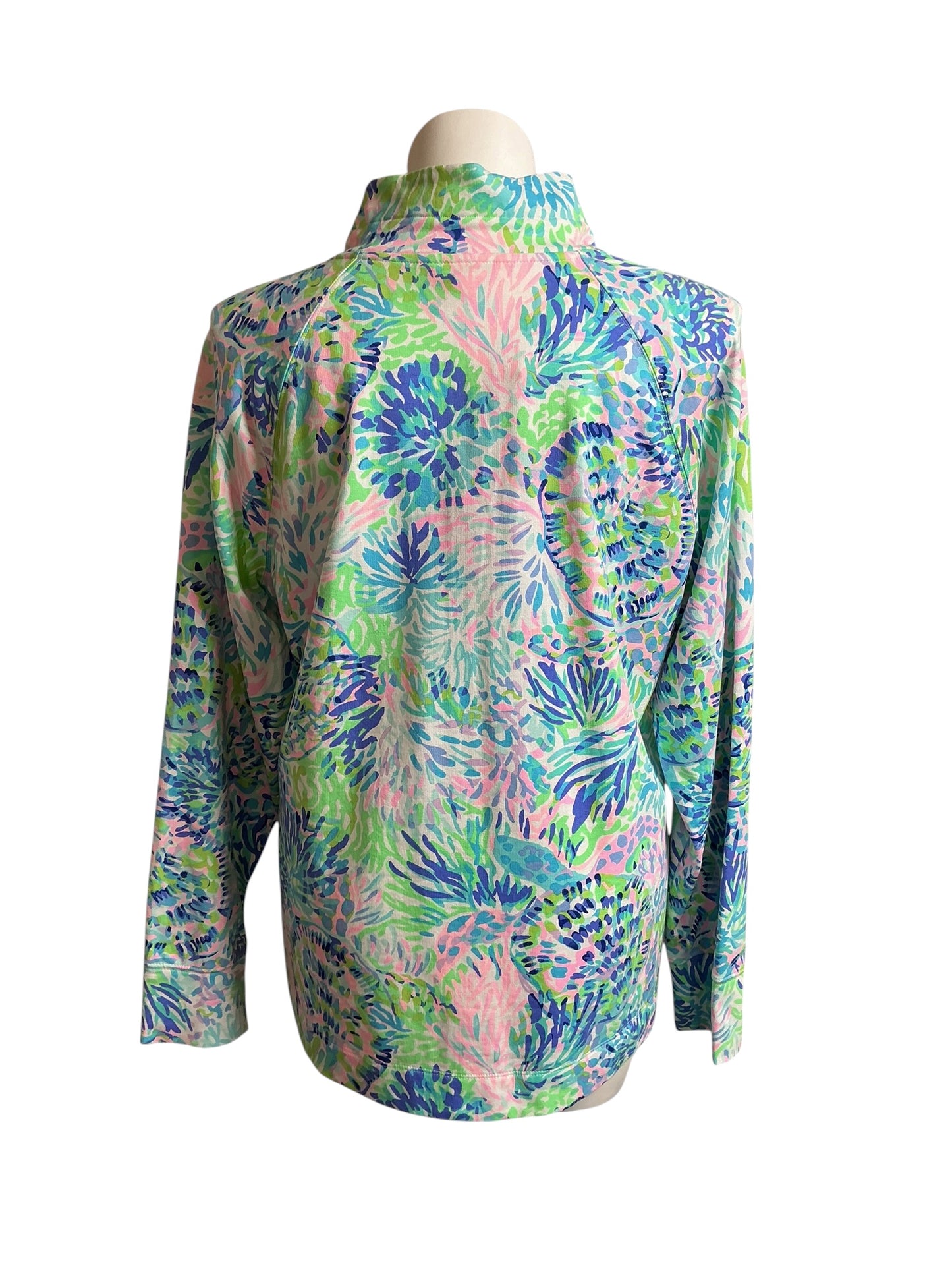 Lilly Pulitzer NWT UPF 50+ Skipper Popover Multi Shell of a Party - Size XXL