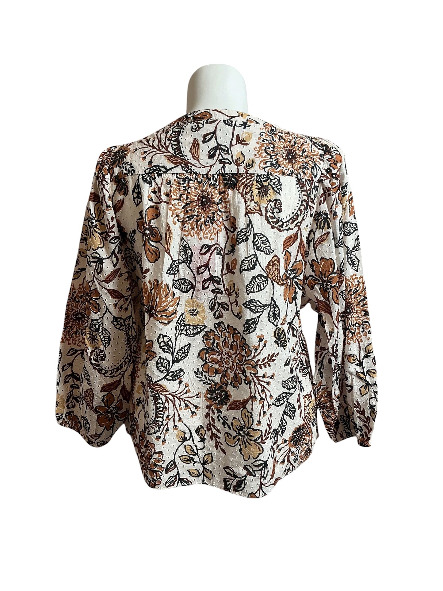 Lilly Pulitzer NWT Haida Eyelet Top Coconut Take Meowt - Size XL