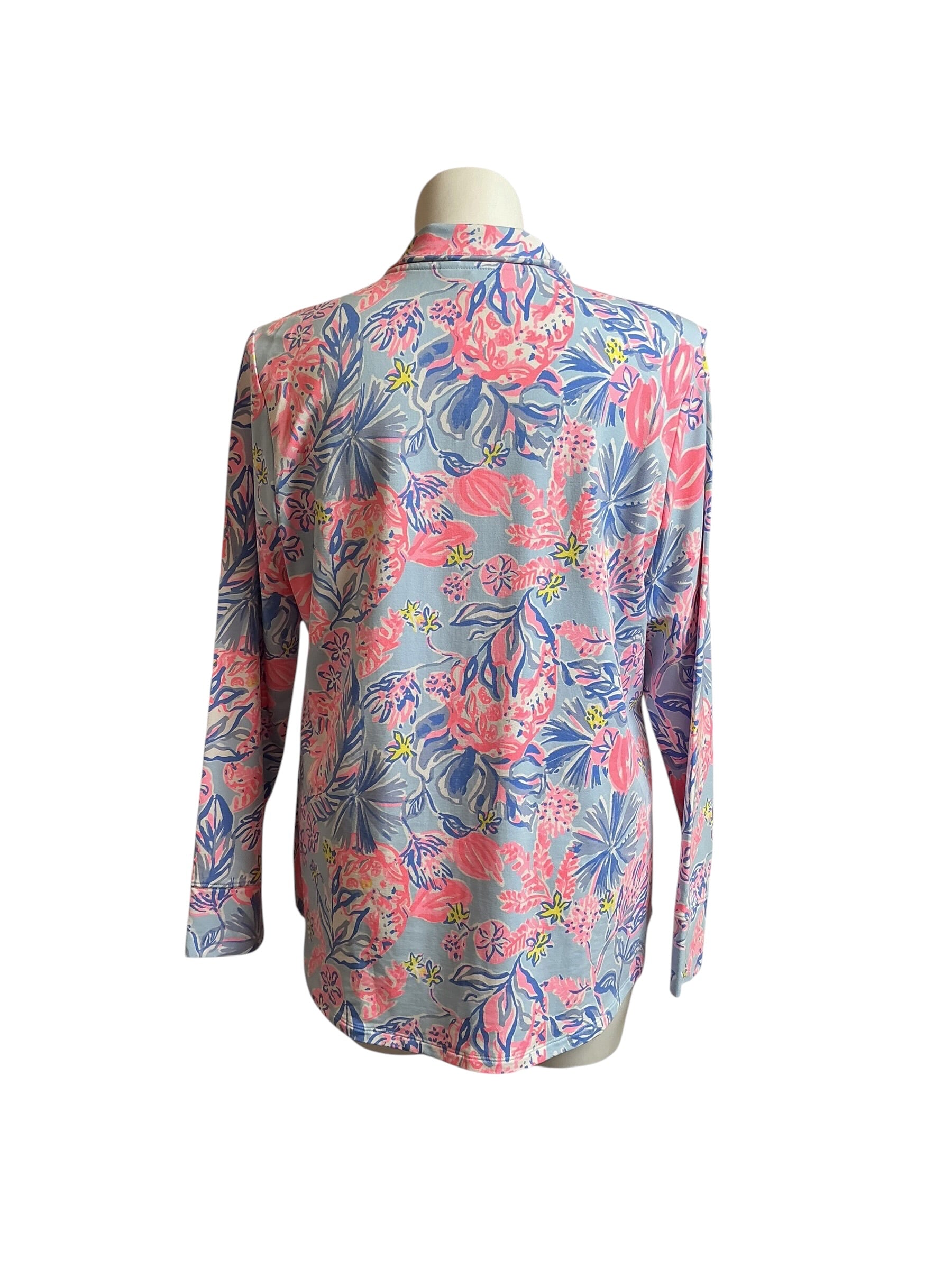 Lilly Pulitzer NWT Leona UPF 50+ Multi Elephant Splash - Size XXL