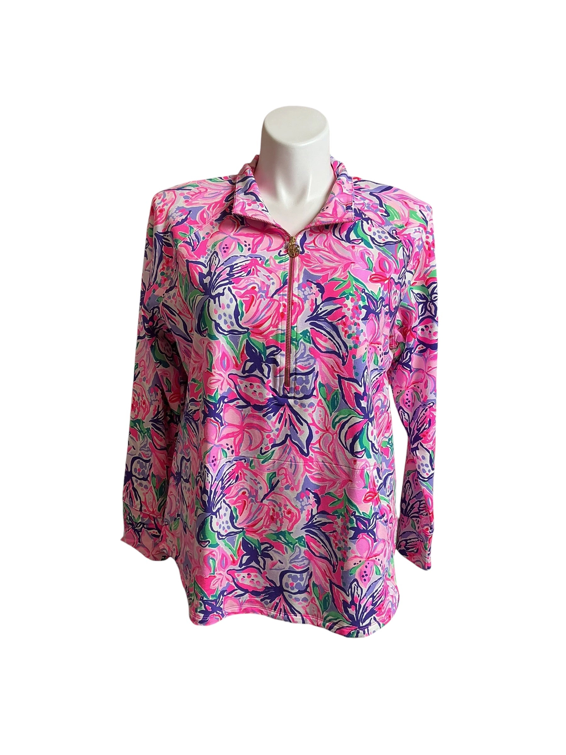 Lilly Pulitzer NWT UPF 50+ Skipper Popover Multi Isn’t She Lilly - Size XXL