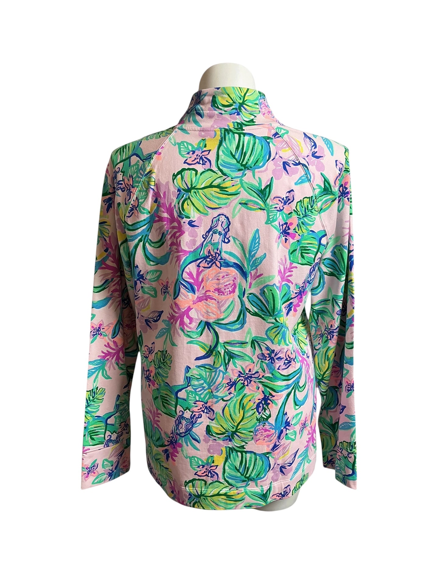 Lilly Pulitzer NWT UPF 50+ Skipper Popover Amethyst Tin Mermaid In The Shade - Size XXL