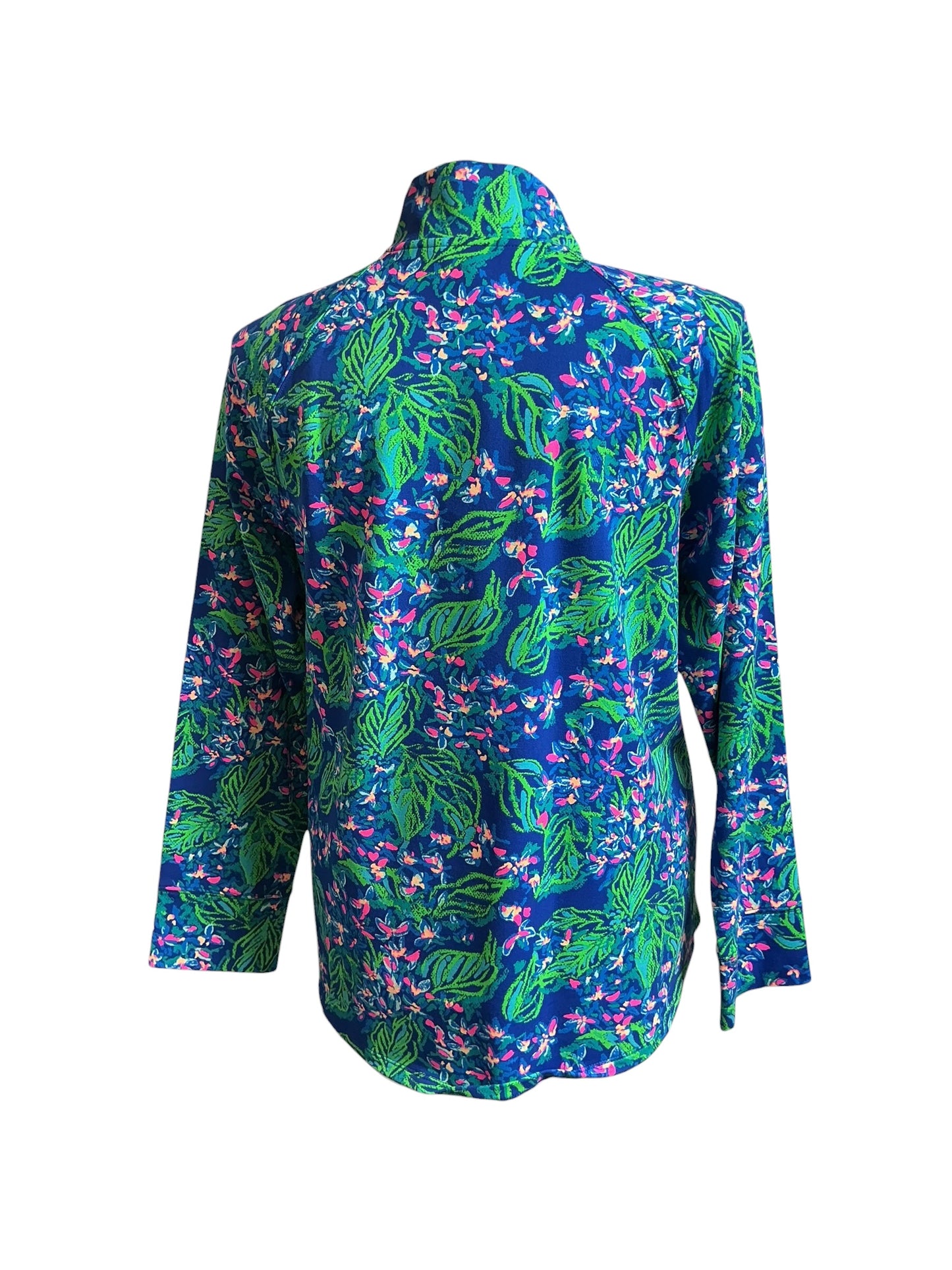 Lilly Pulitzer NWT UPF 50+ Skipper Popover Eclipse Blue Serenade In The Shade - Size XXL