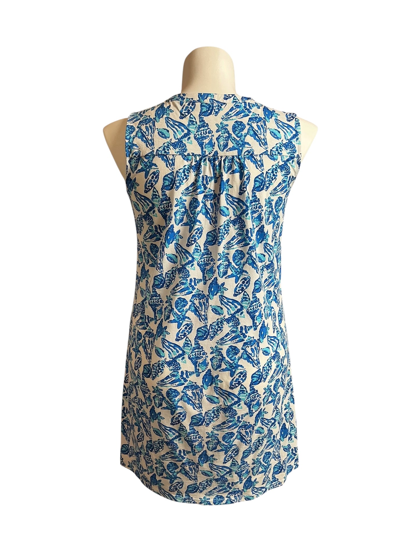 Lilly Pulitzer Dev Dress Resort White Shell Collector - Size L