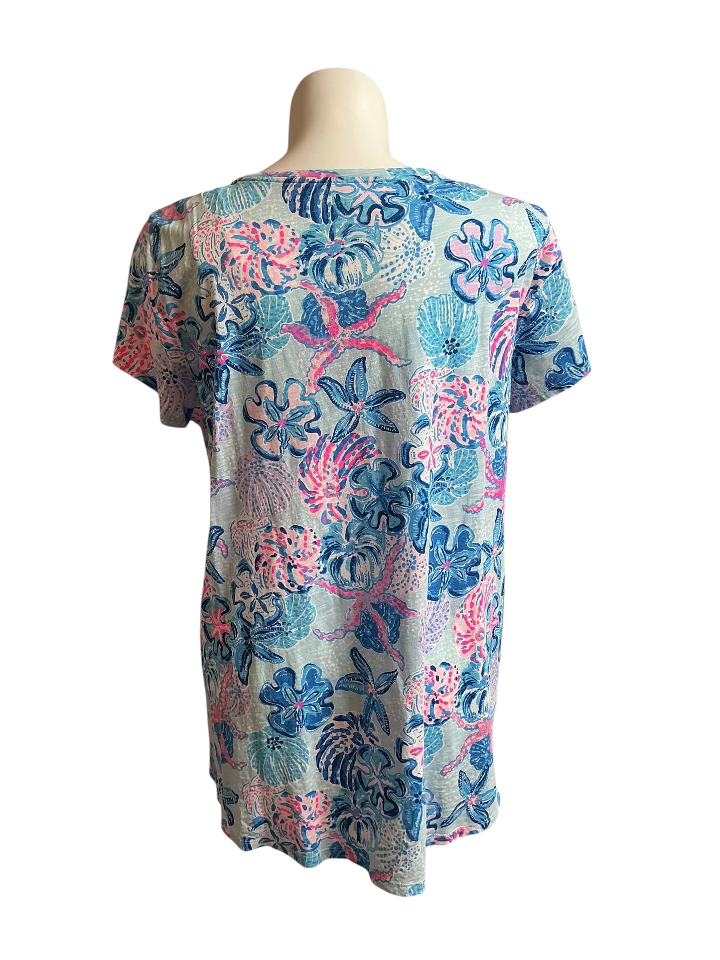 Lilly Pulitzer Top Roar Of The Seas - Size XXL