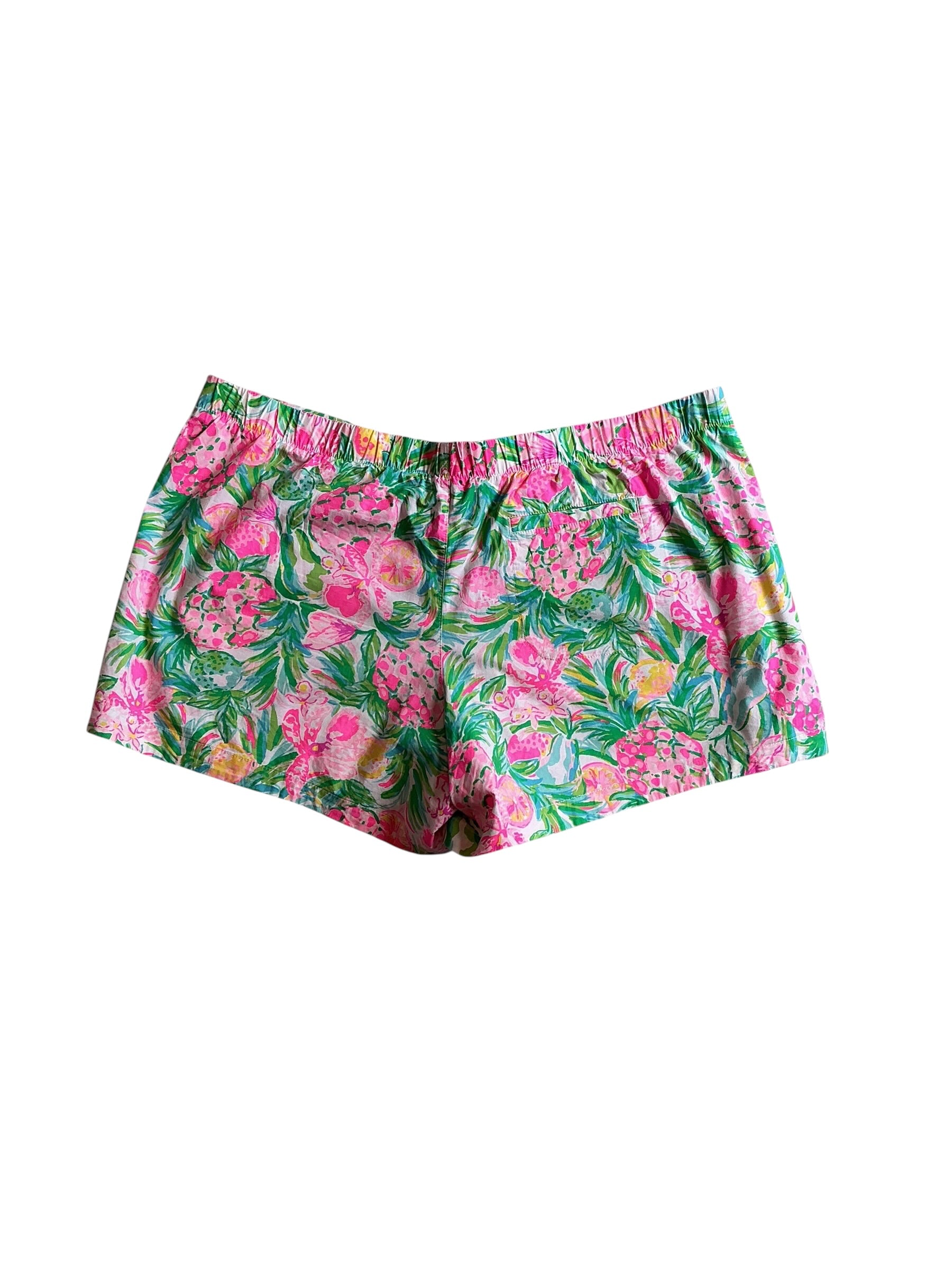 Lilly Pulitzer Ocean View Short Resort White Pear Necessities - Size XL