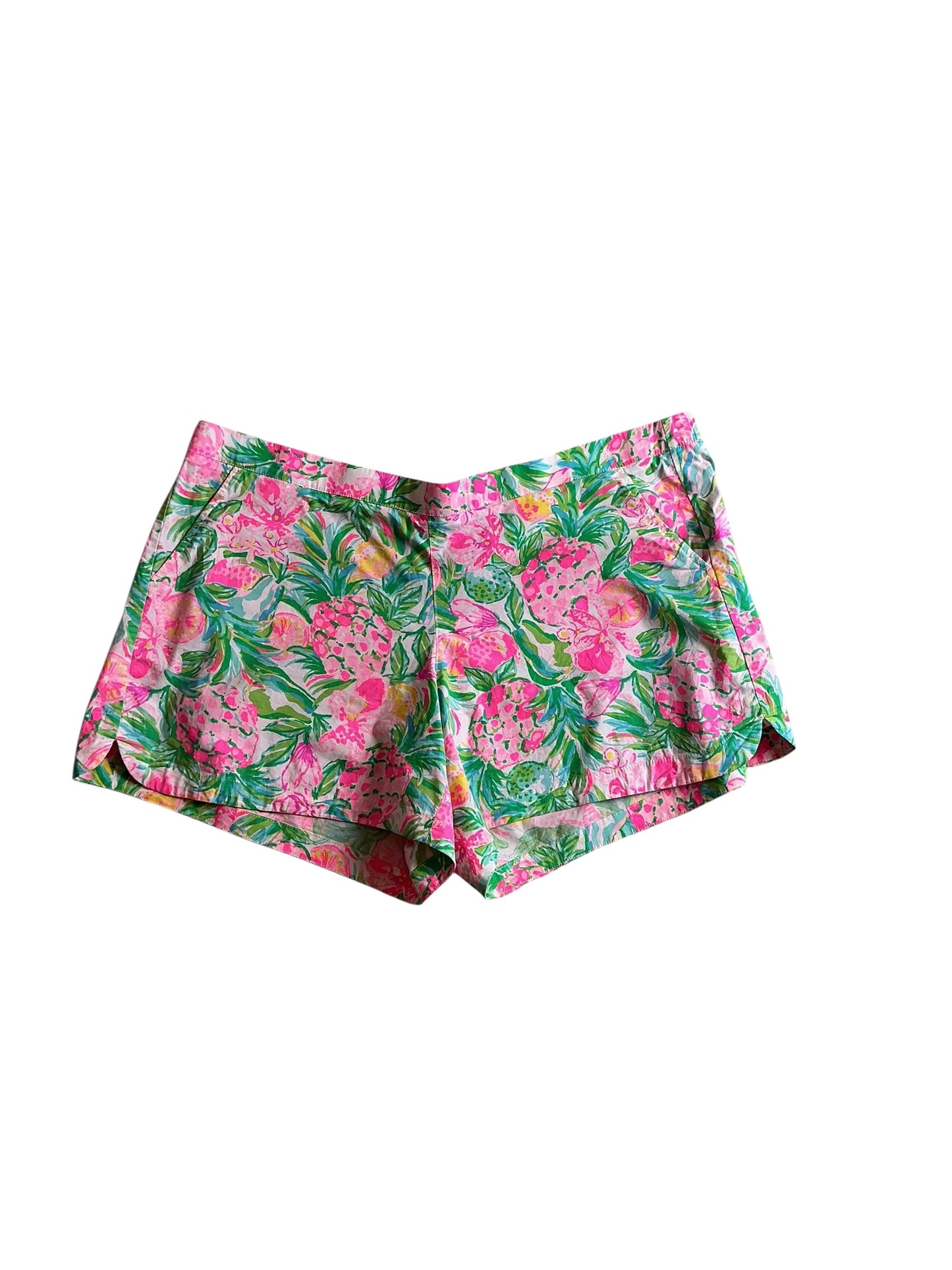 Lilly Pulitzer Ocean View Short Resort White Pear Necessities - Size XL