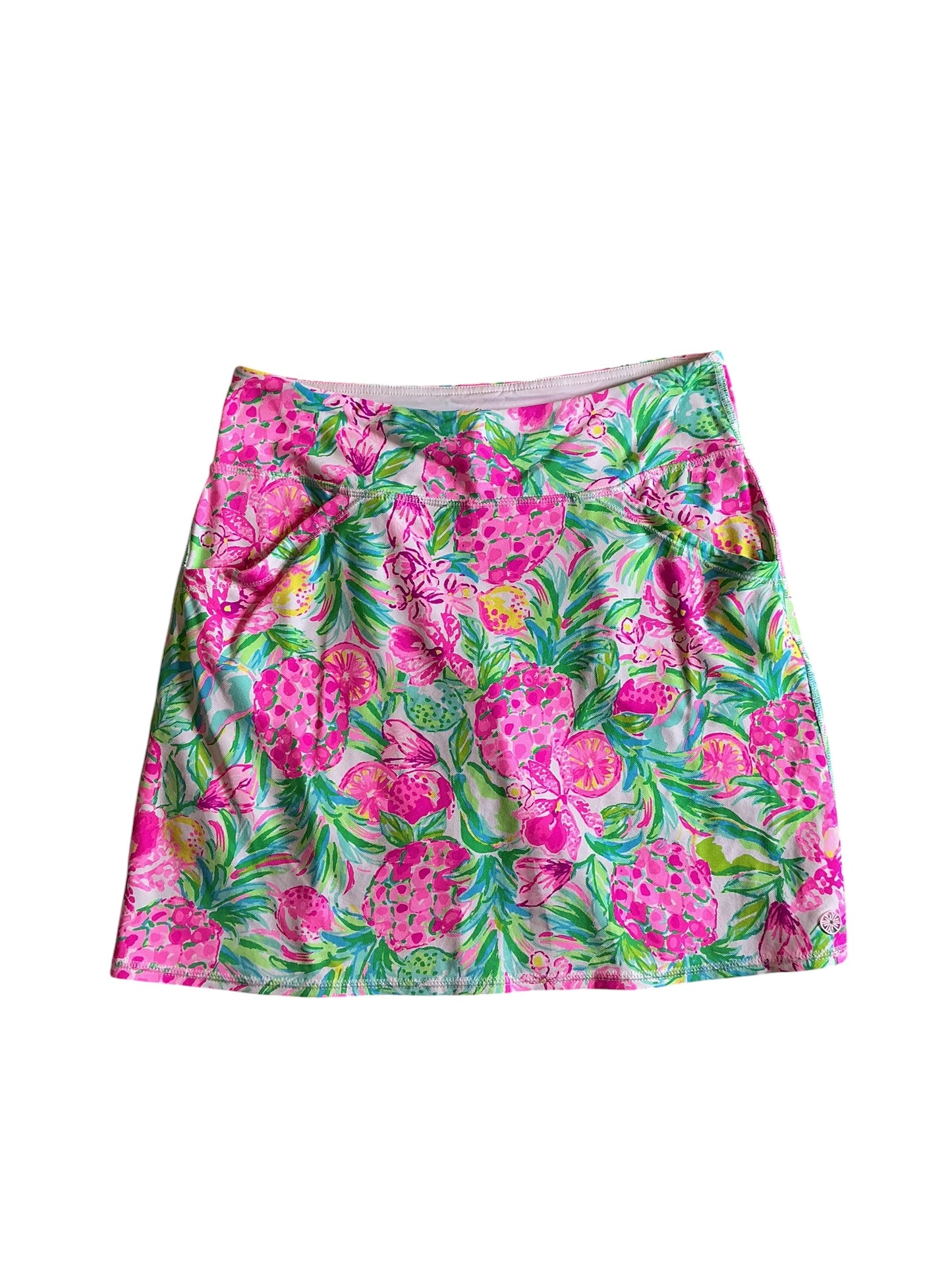 Lilly Pulitzer Maryana Skort UPF 50+ Resort White Pear Necessities - Size S