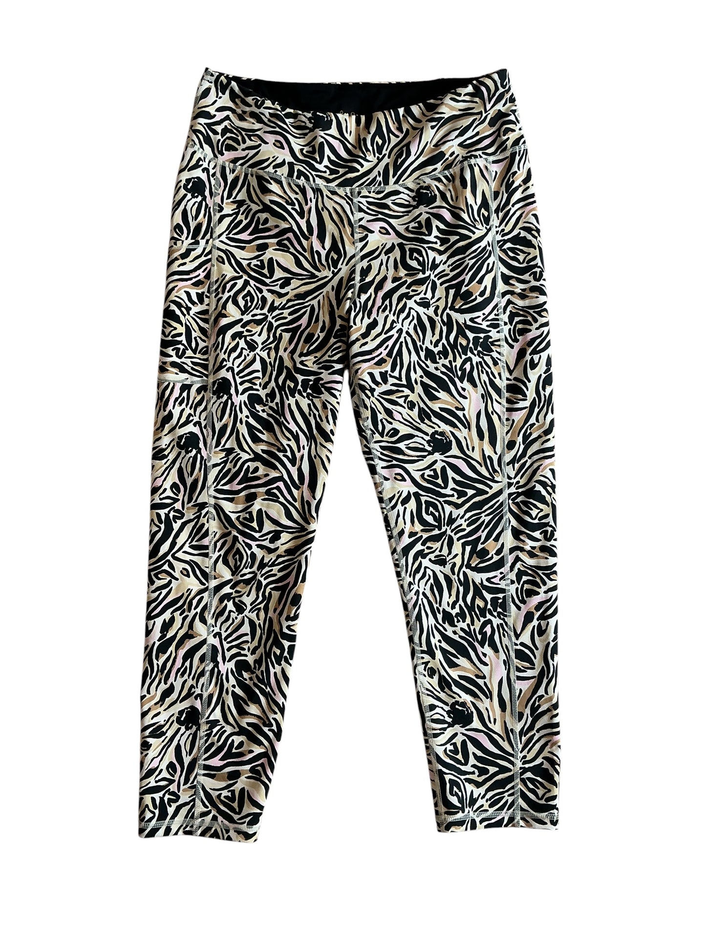 Lilly Pulitzer Luxletic weekender Can You Zee Me leggings High Rise Midi - Size XL