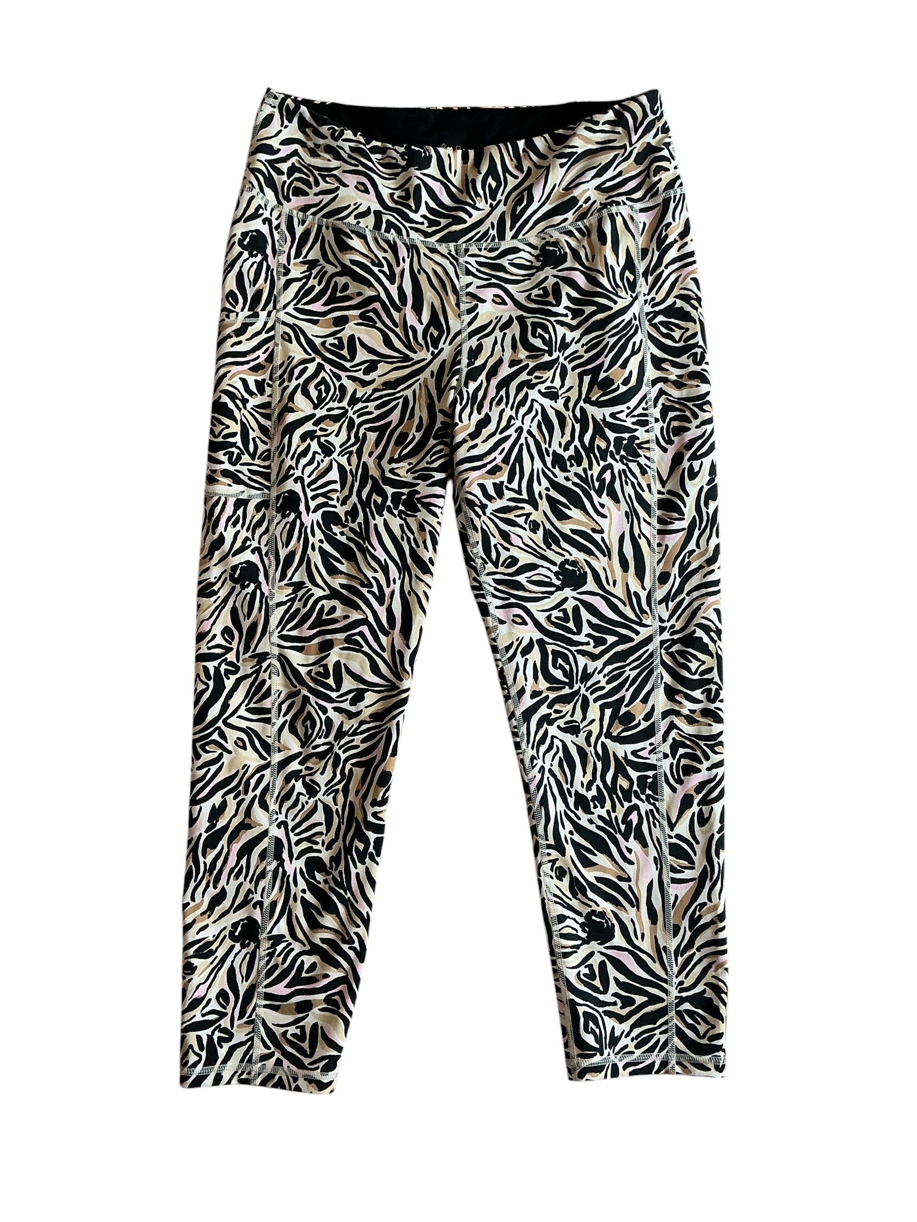 Lilly Pulitzer Luxletic weekender Can You Zee Me leggings High Rise Midi - Size XL