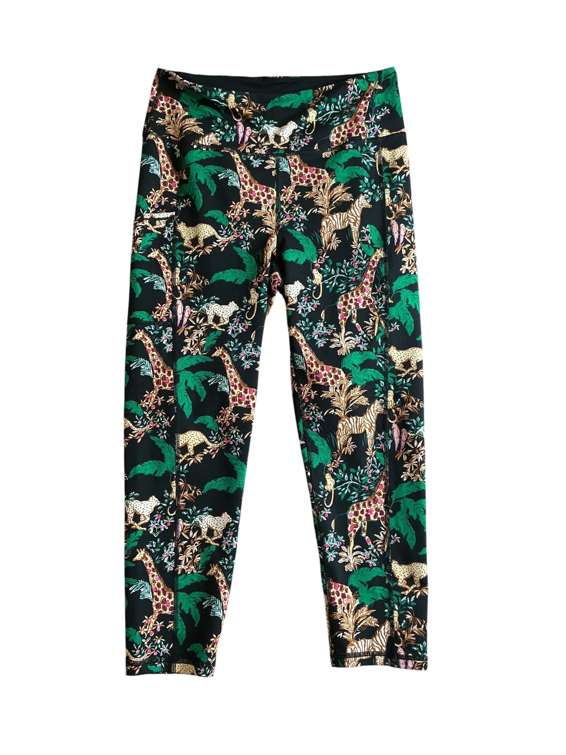 Lilly Pulitzer Luxletic Weekender High-Rise Midi Legging Dancing In The Moonlight - Size L