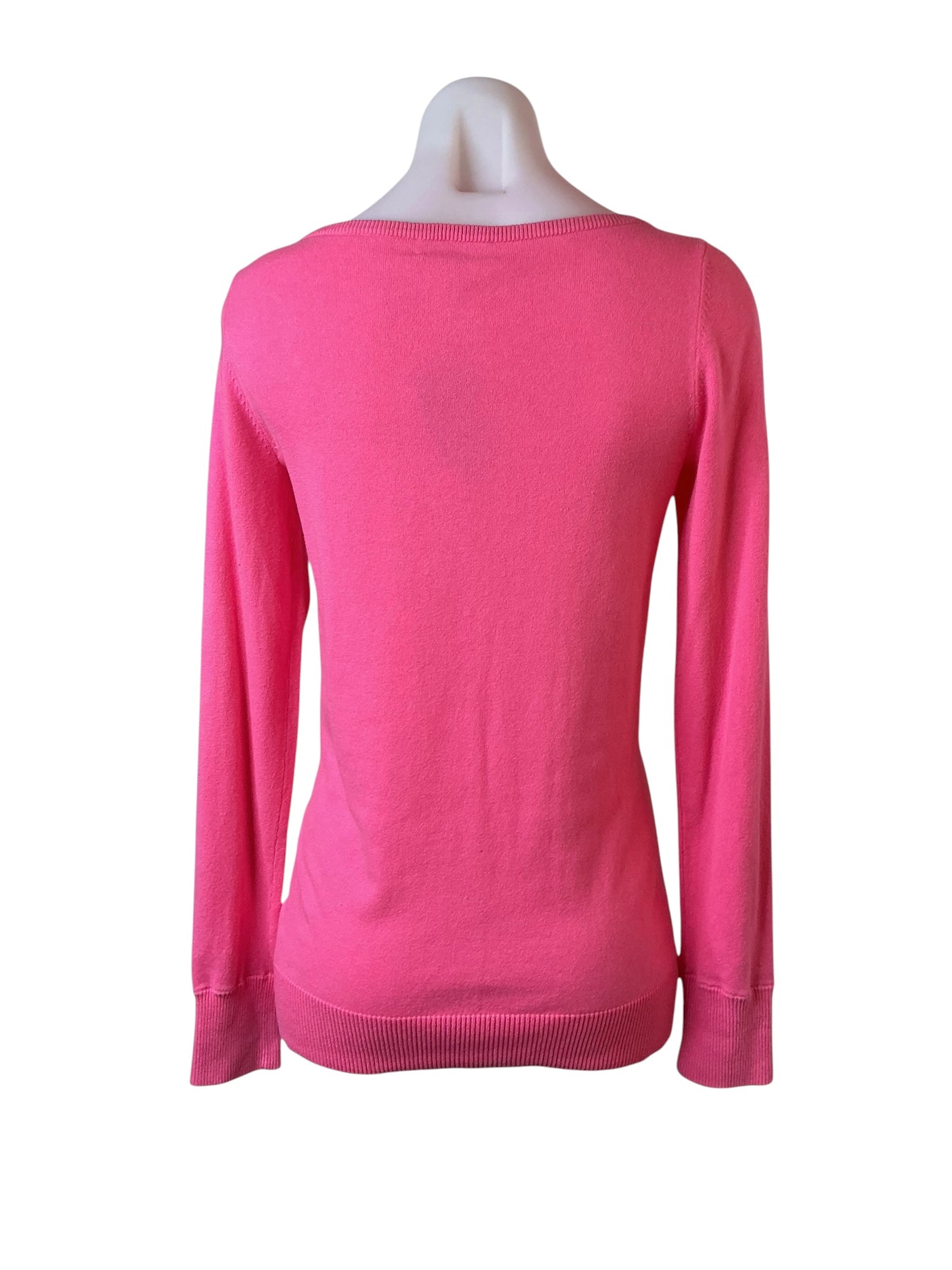 Lilly Pulitzer NWT Maria Boatneck Sweater Hotty Pink - Size M