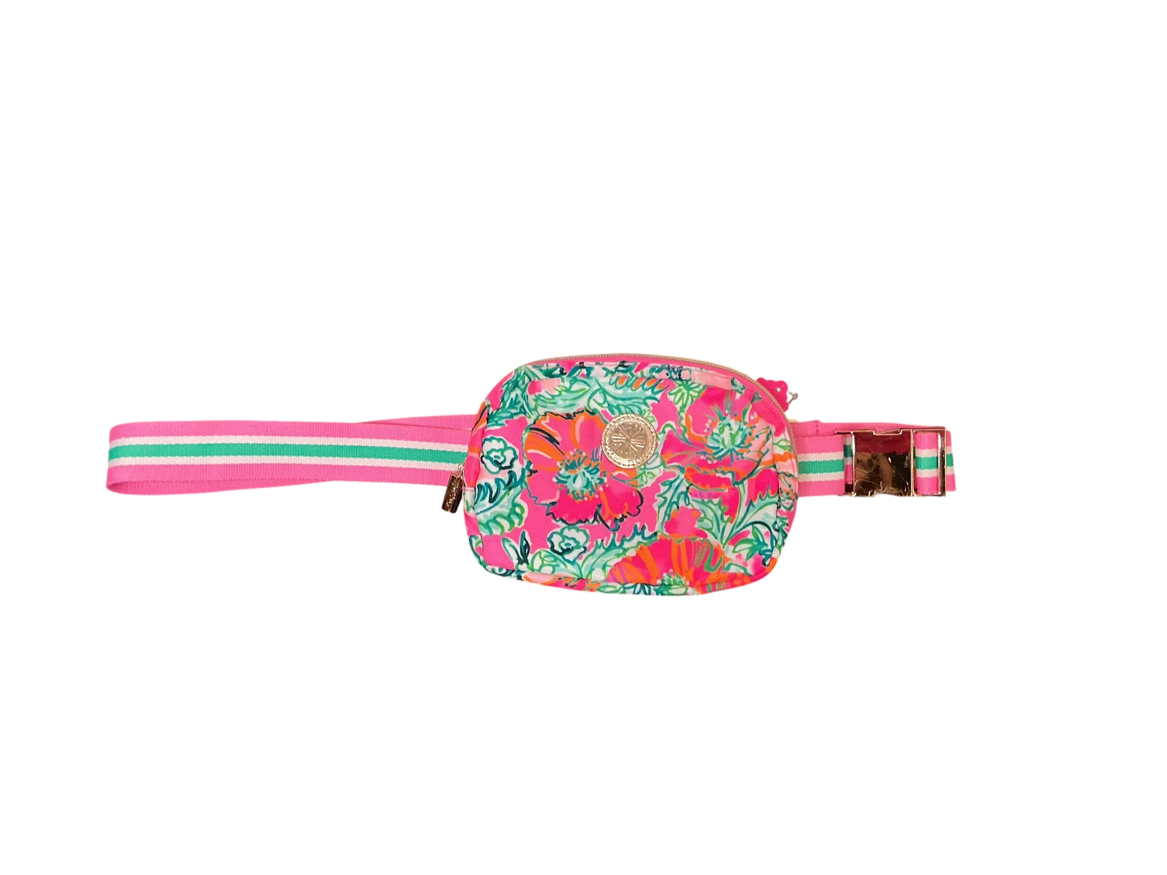 Lilly Pulitzer Jeanie Belt Bag - Soleil Pink Perfect Poppy (AS-IS)