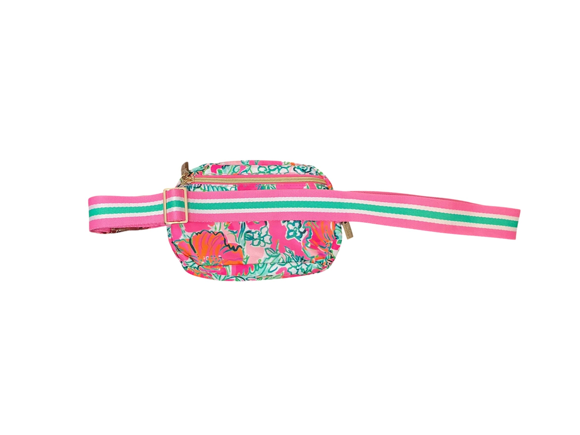 Lilly Pulitzer Jeanie Belt Bag - Soleil Pink Perfect Poppy (AS-IS)