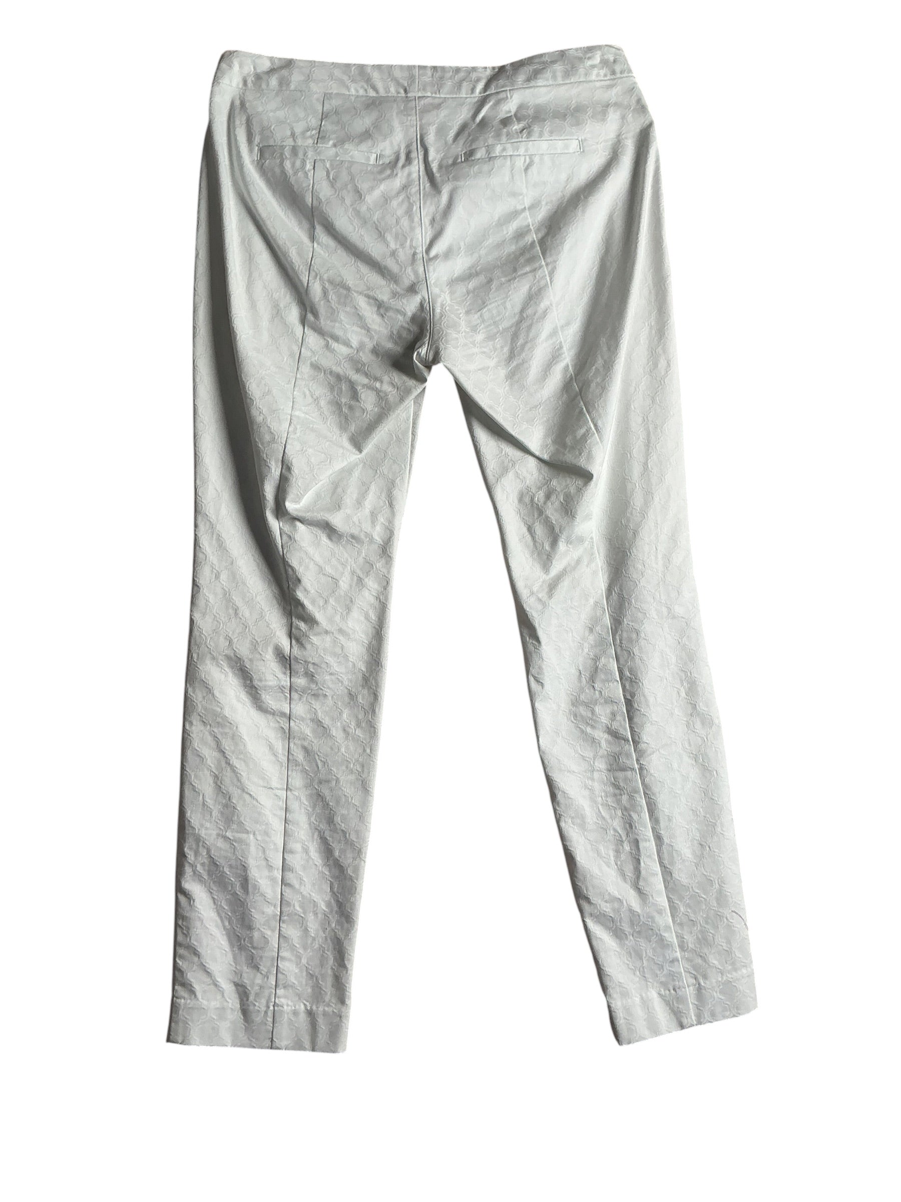 Lilly Pulitzer Kelly Skinny Ankle Pants Resorts White - Size 10