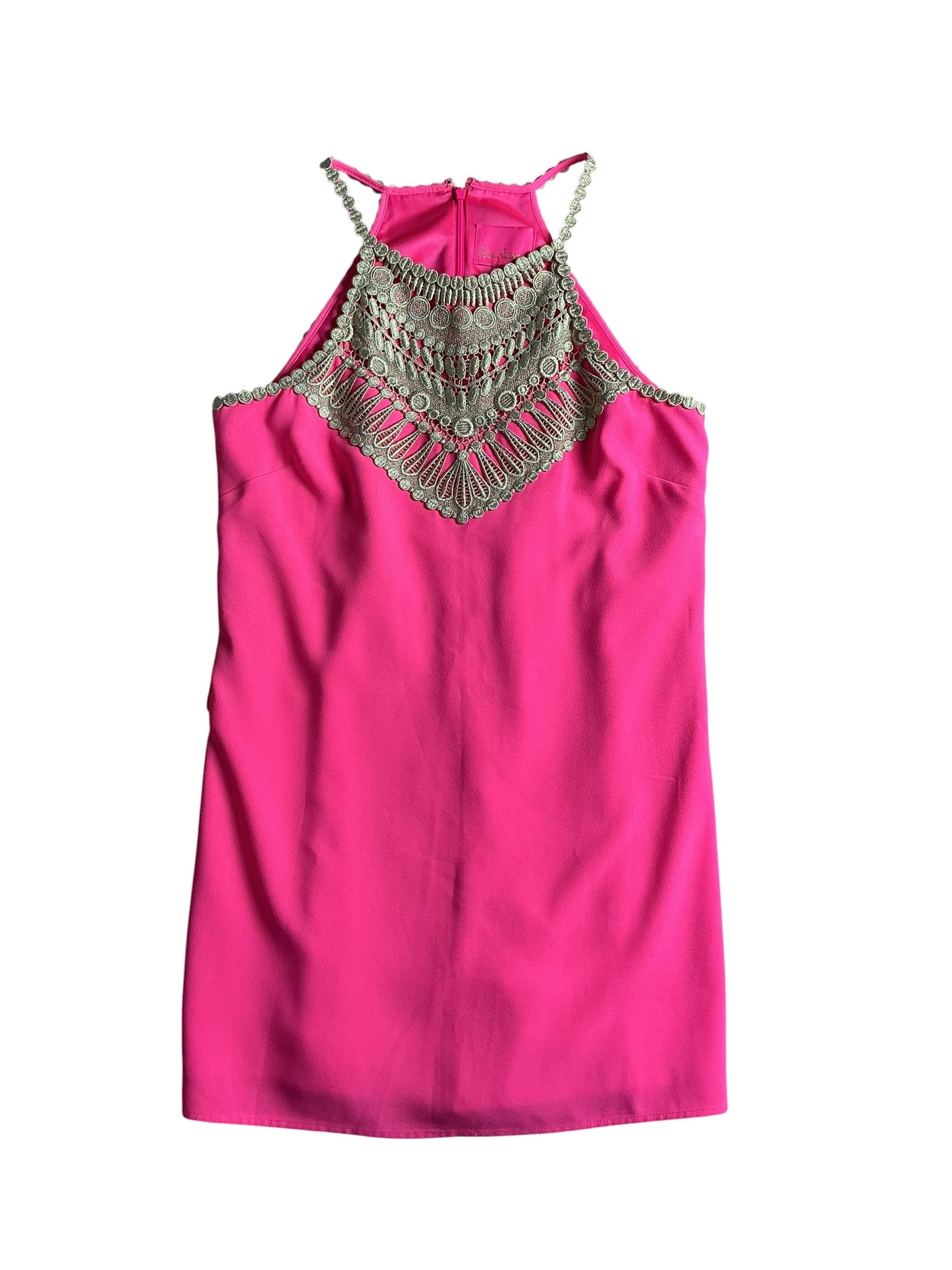 Lilly Pulitzer NWT Pearl Romper Pink Tropics - Size 12