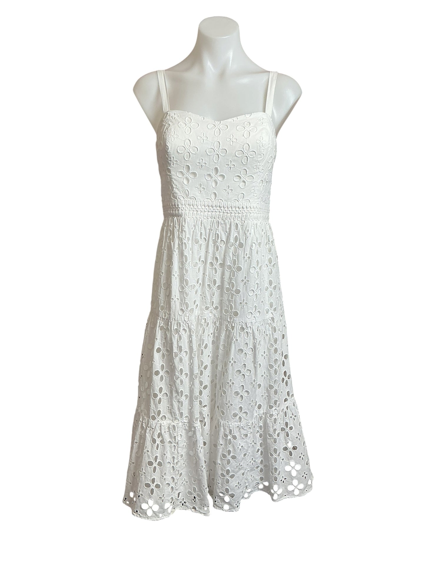 Lilly Pulitzer Marjorie Eyelet Dress Resort White - Size 4