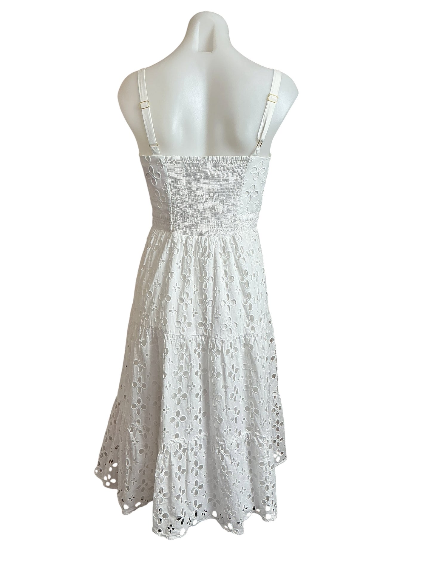 Lilly Pulitzer Marjorie Eyelet Dress Resort White - Size 4