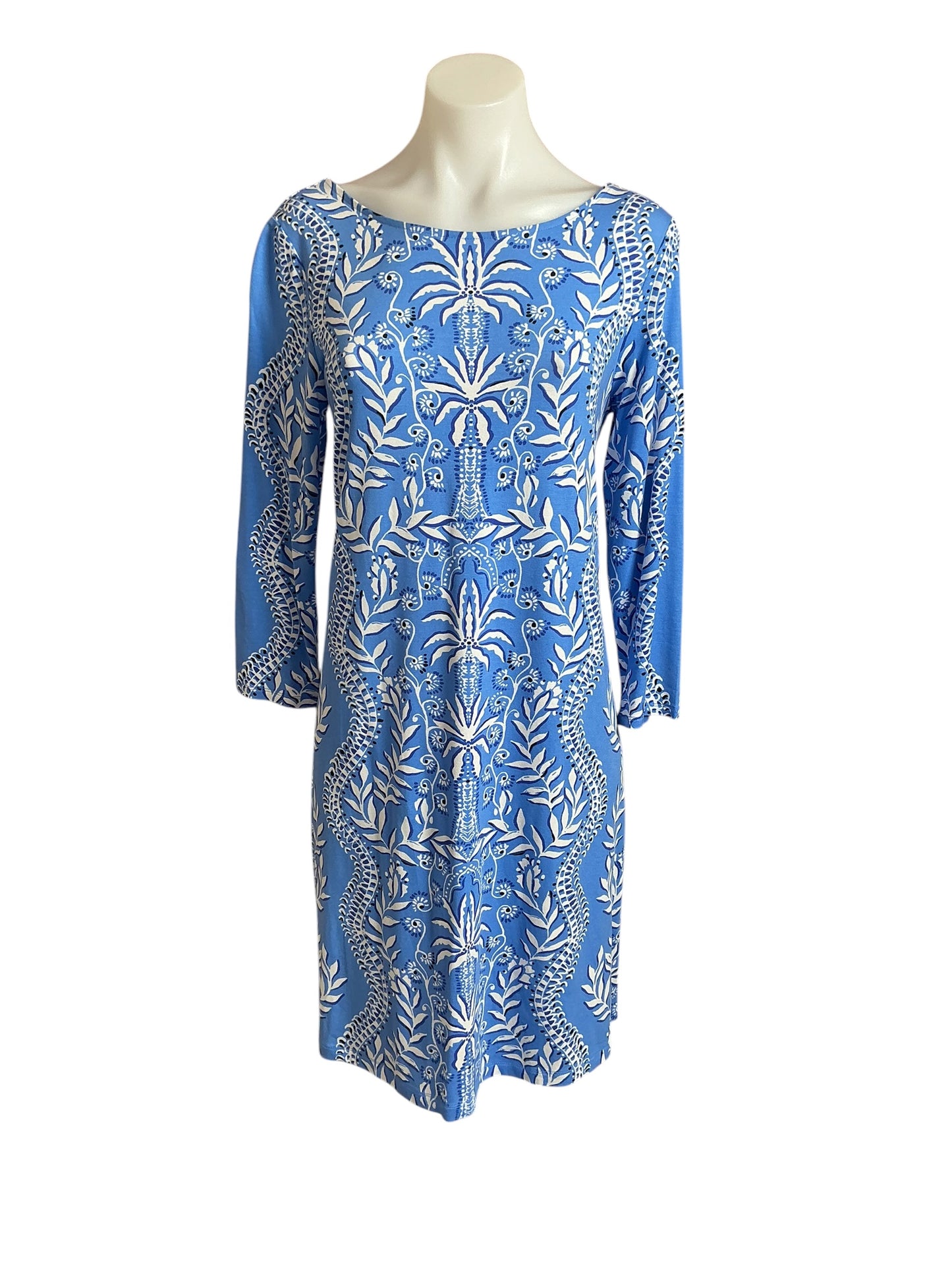 Lilly Pulitzer Ophelia Swing Dress Abaco Blue Have It Both Rays - Size M