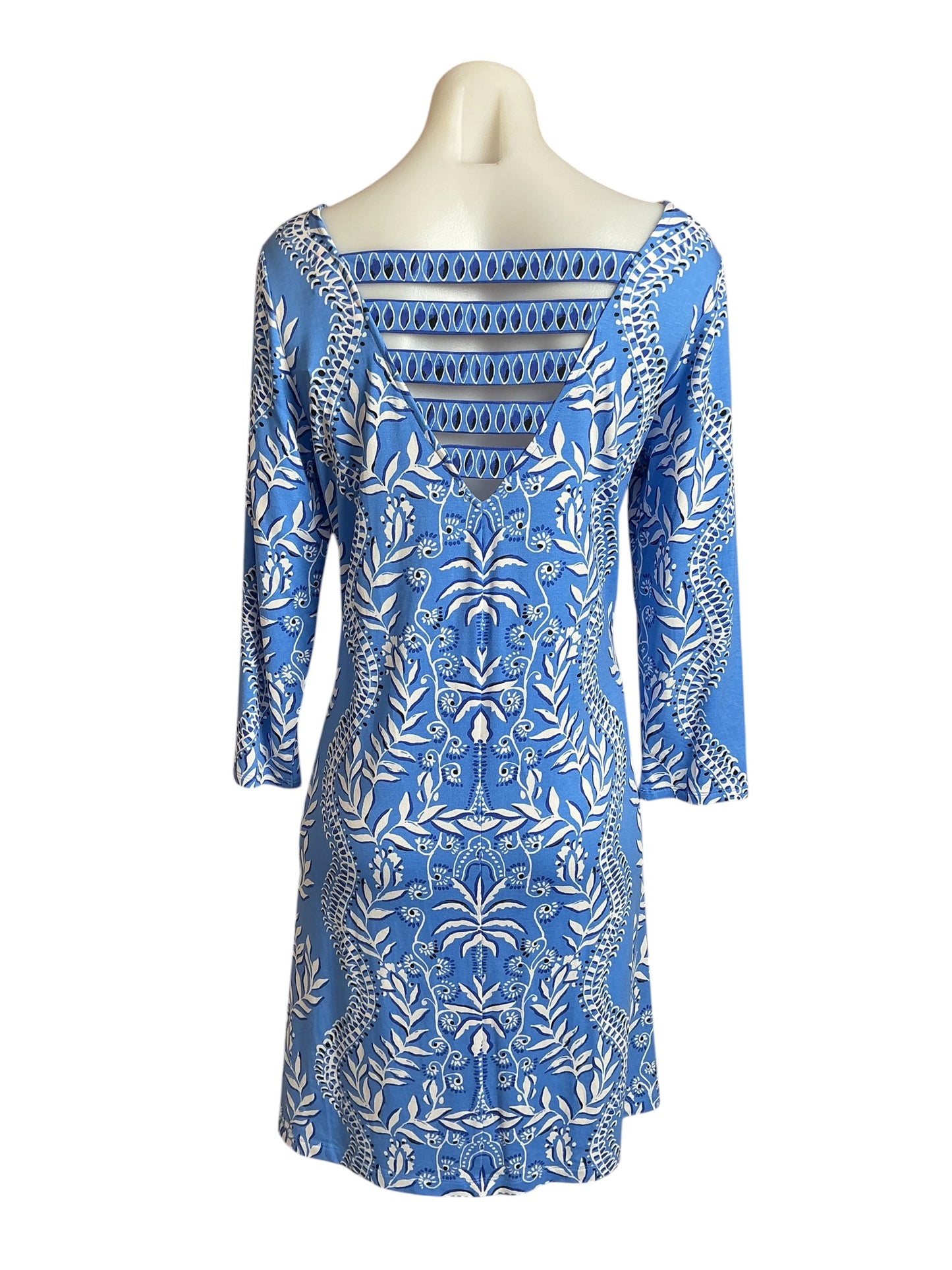 Lilly Pulitzer Ophelia Swing Dress Abaco Blue Have It Both Rays - Size M