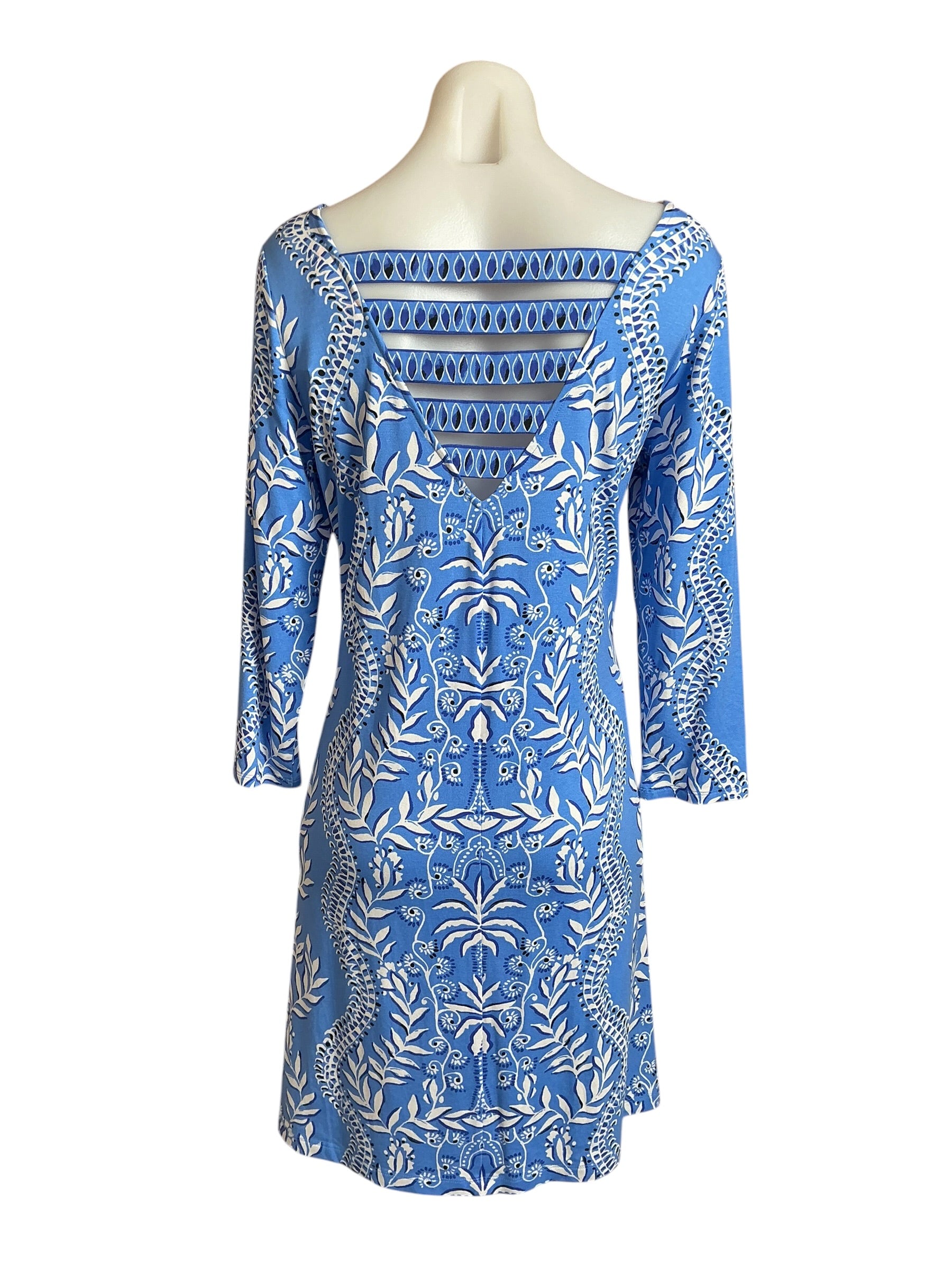 Lilly Pulitzer Ophelia Swing Dress Abaco Blue Have It Both Rays - Size M