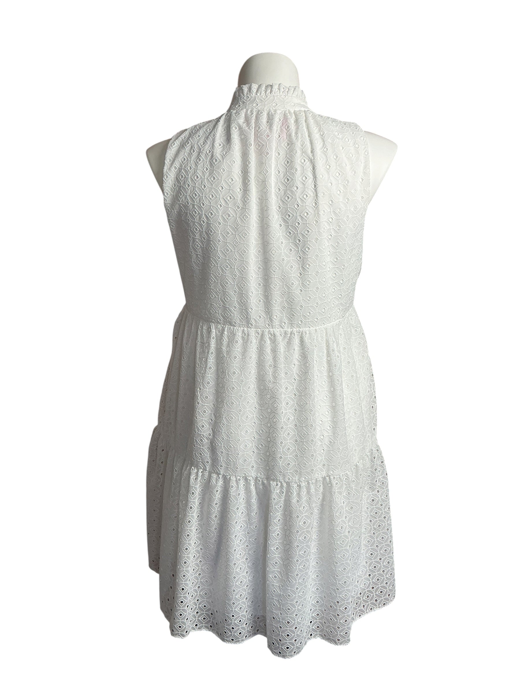 Lilly Pulitzer Novella Eyelet Swing Dress Resort White - Size L
