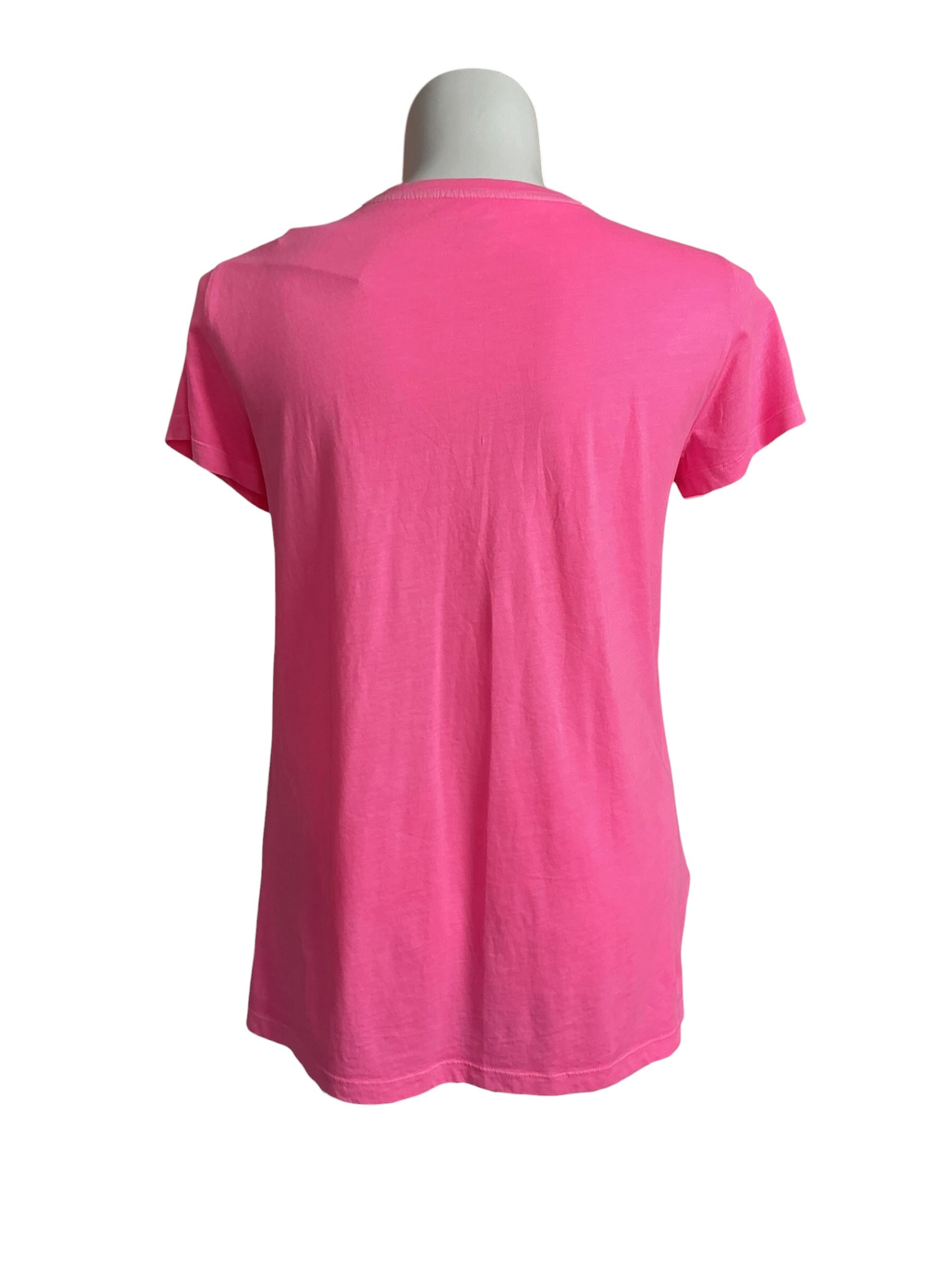 Lilly Pulitzer V-Neck Top Pink - Size L