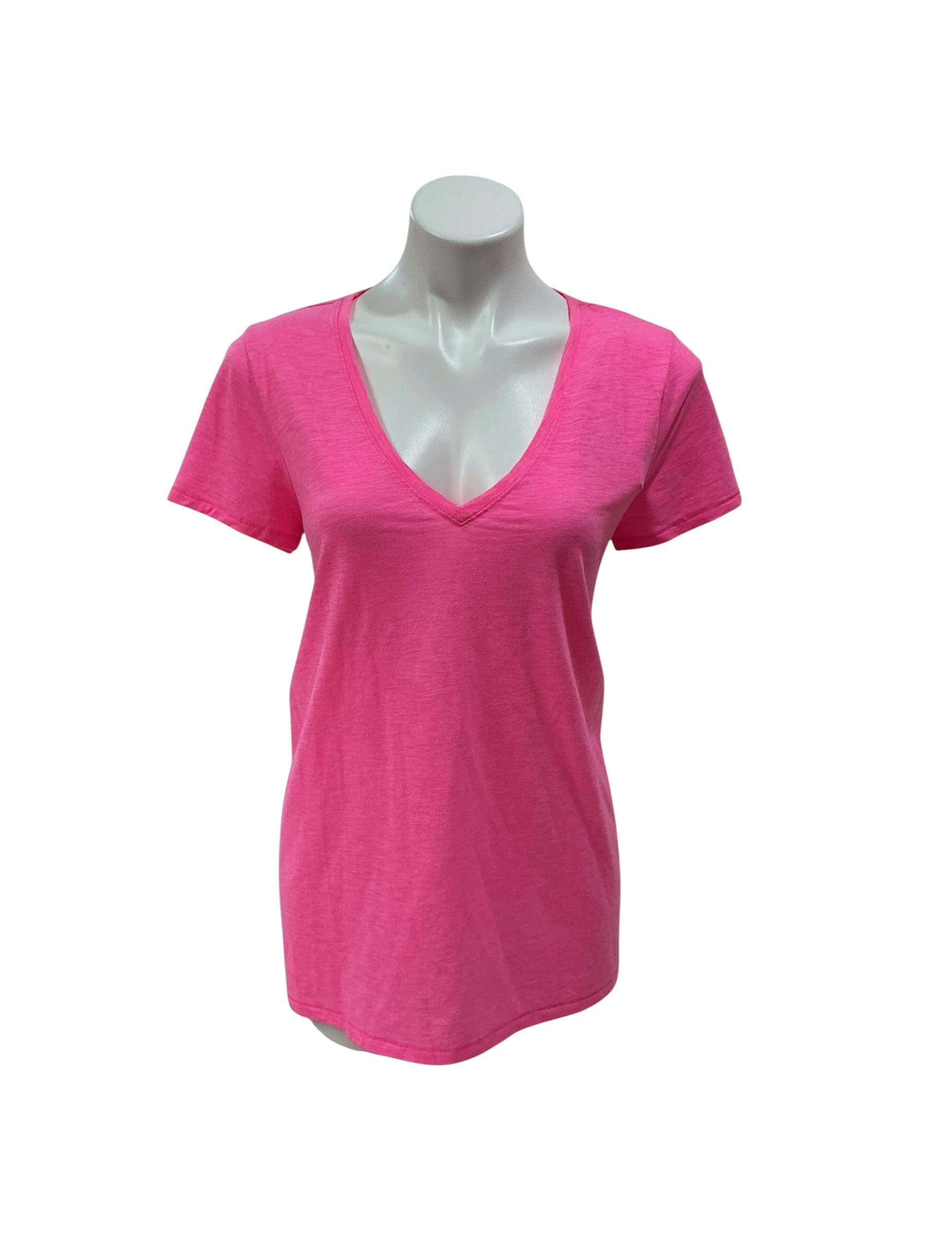 Lilly Pulitzer NWT Etta V-Neck Top Pink Isle - Size L