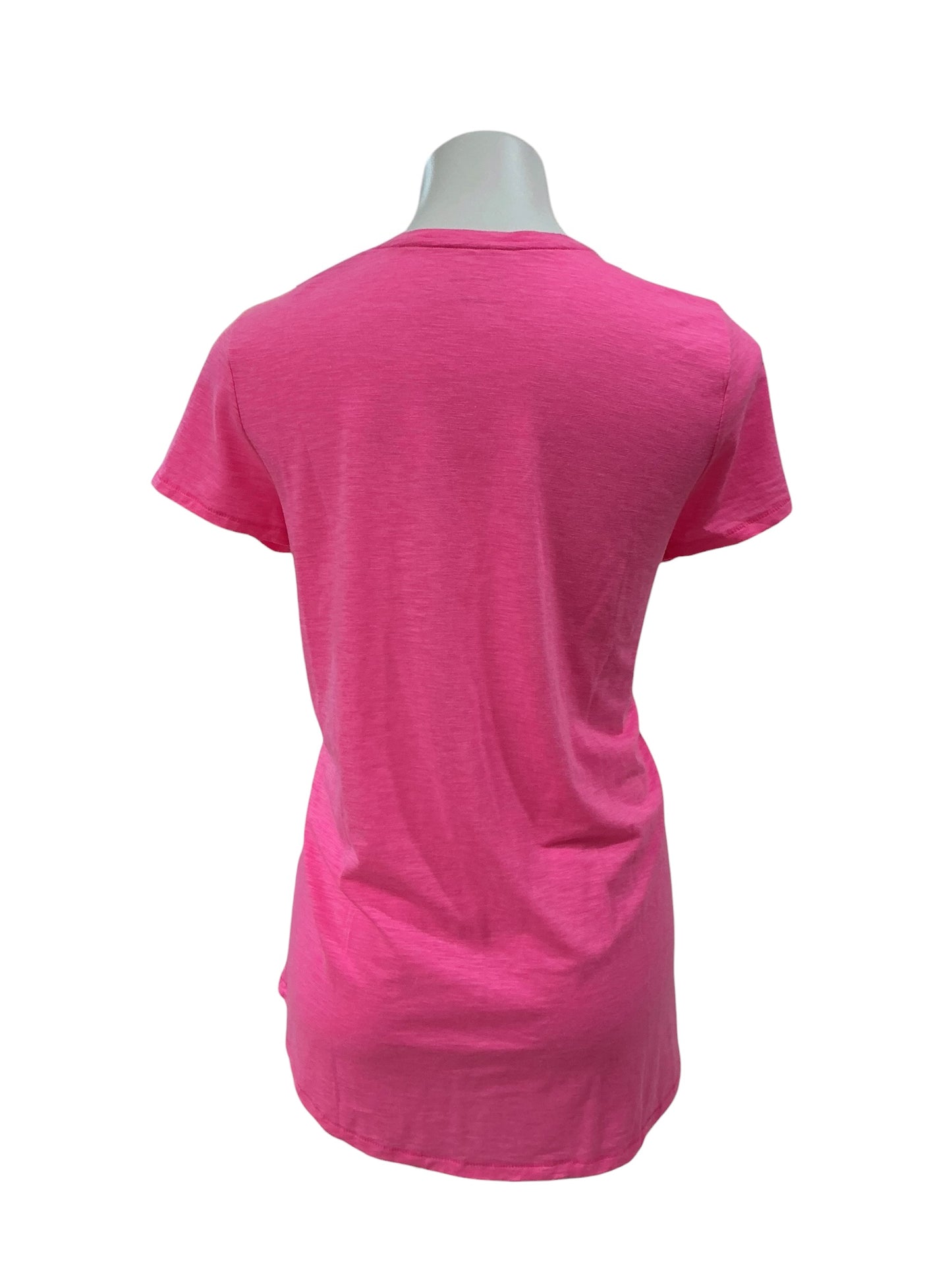 Lilly Pulitzer NWT Etta V-Neck Top Pink Isle - Size L