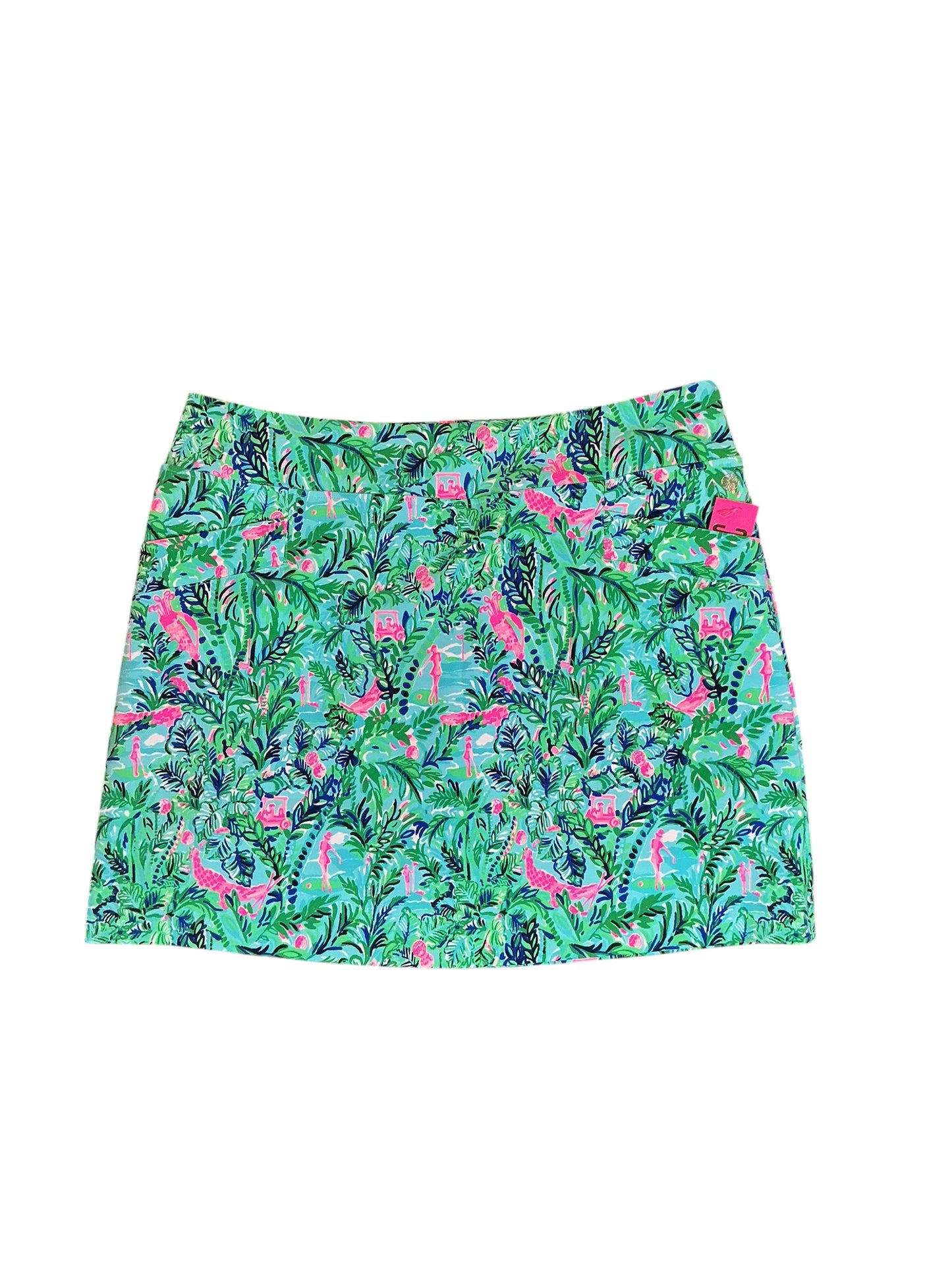 Lilly Pulitzer NWT Monica Skort UPF 50+ Blue Horizon Par Fection Golf - Size 16