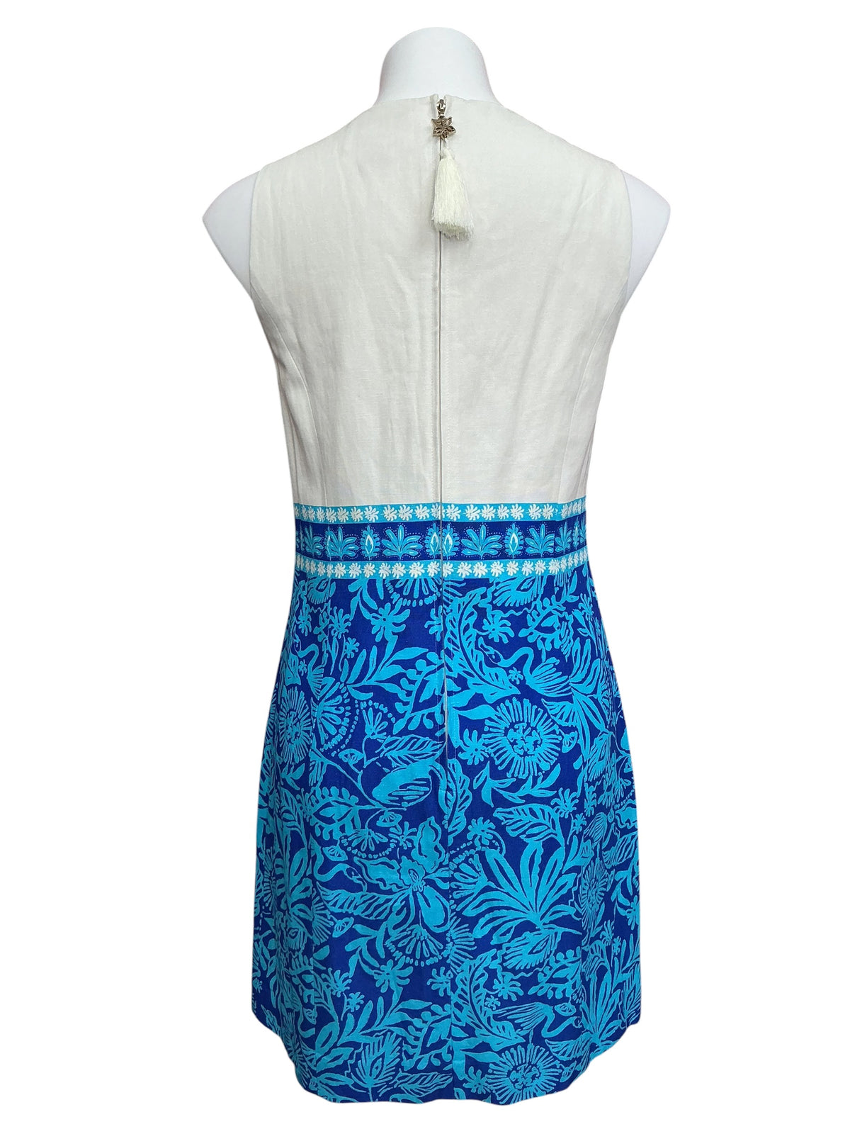 Lilly Pulitzer Aubria Shift Dress Breezy Aqua Jungle Escape - Size 8