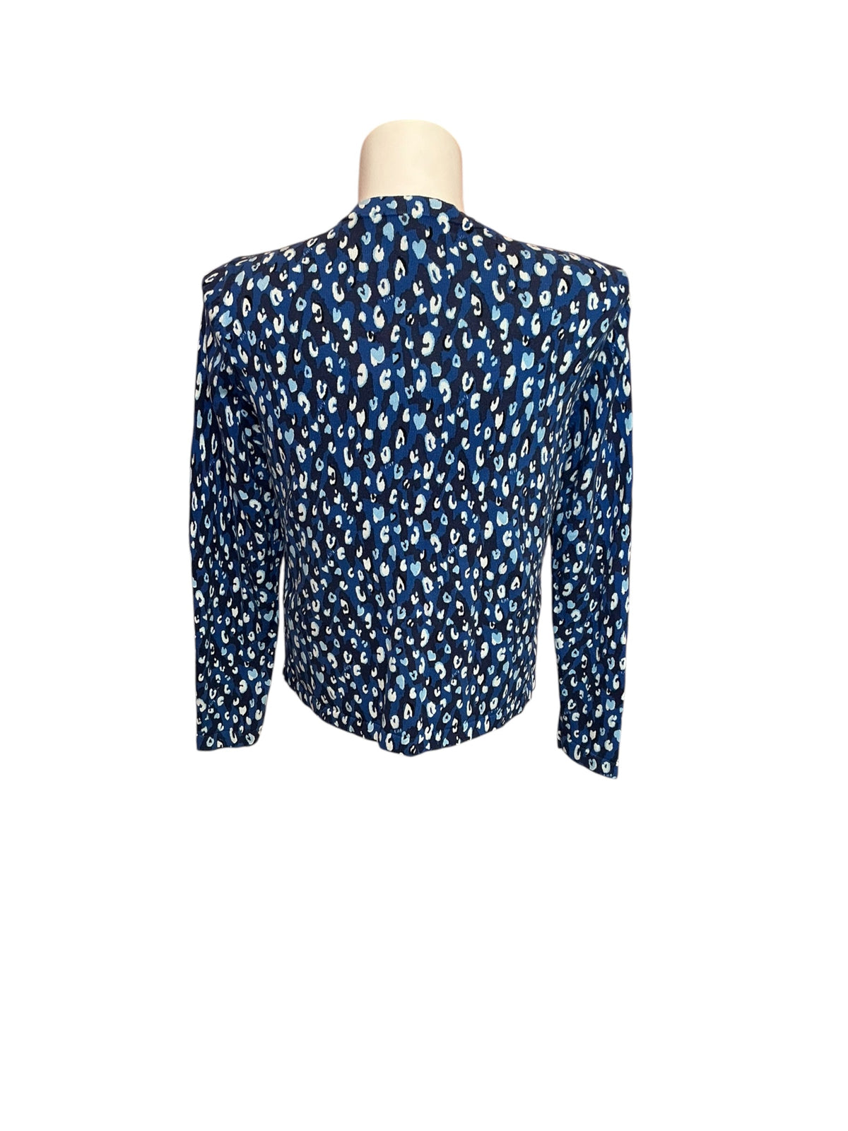 Lilly Pulitzer Fairley Cardigan Starlight Navy You're An Animal - Size XL
