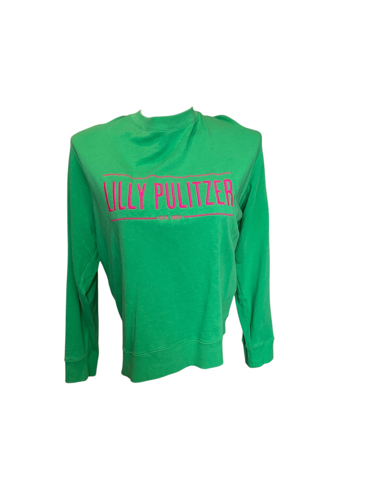 Lilly Pulitzer- Ballad Oversized Sweatshirt Spearmint - Size XL