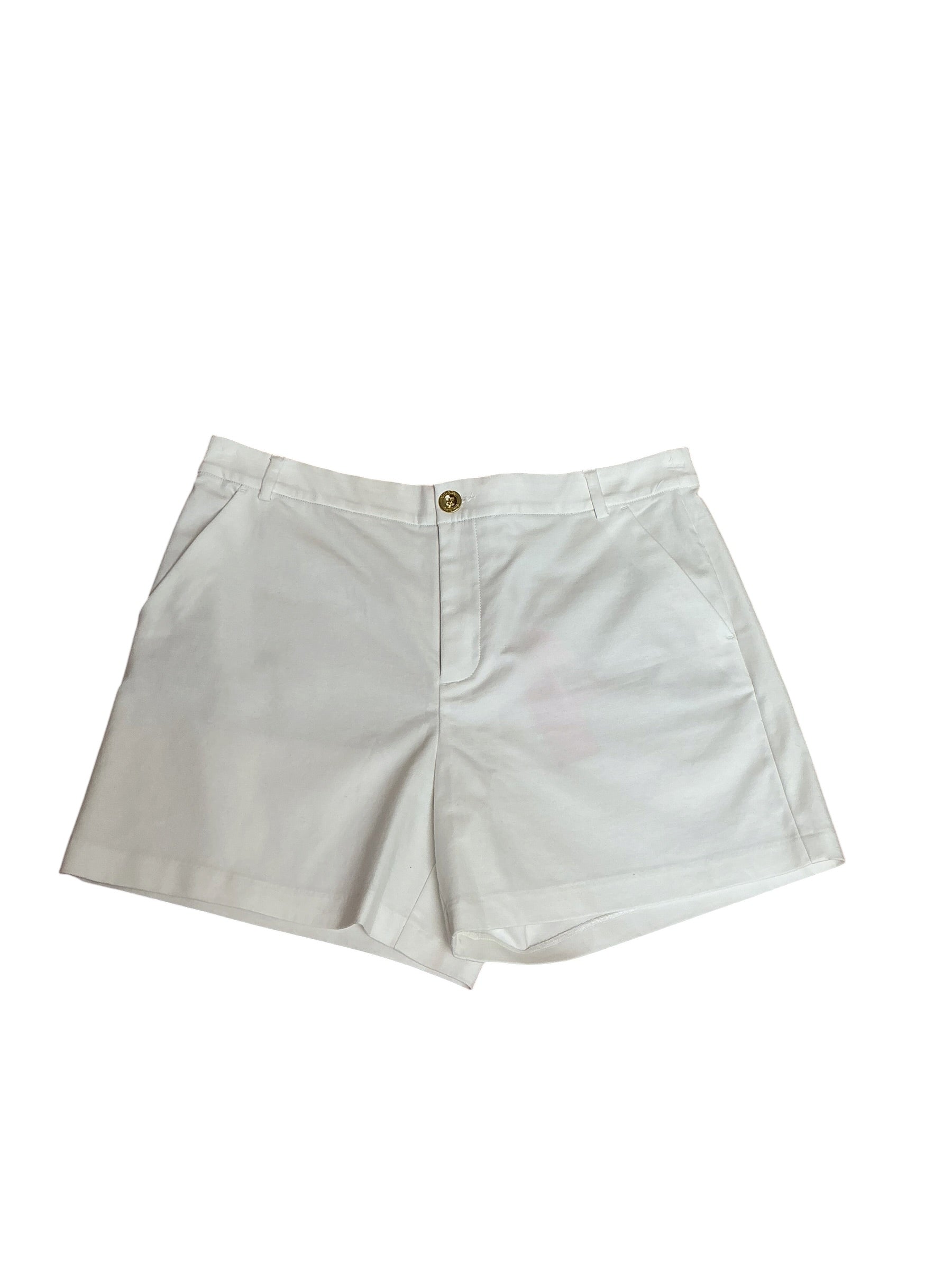 Lilly Pulitzer NWT Gretchen High Rise Shorts Resort White - Size 12